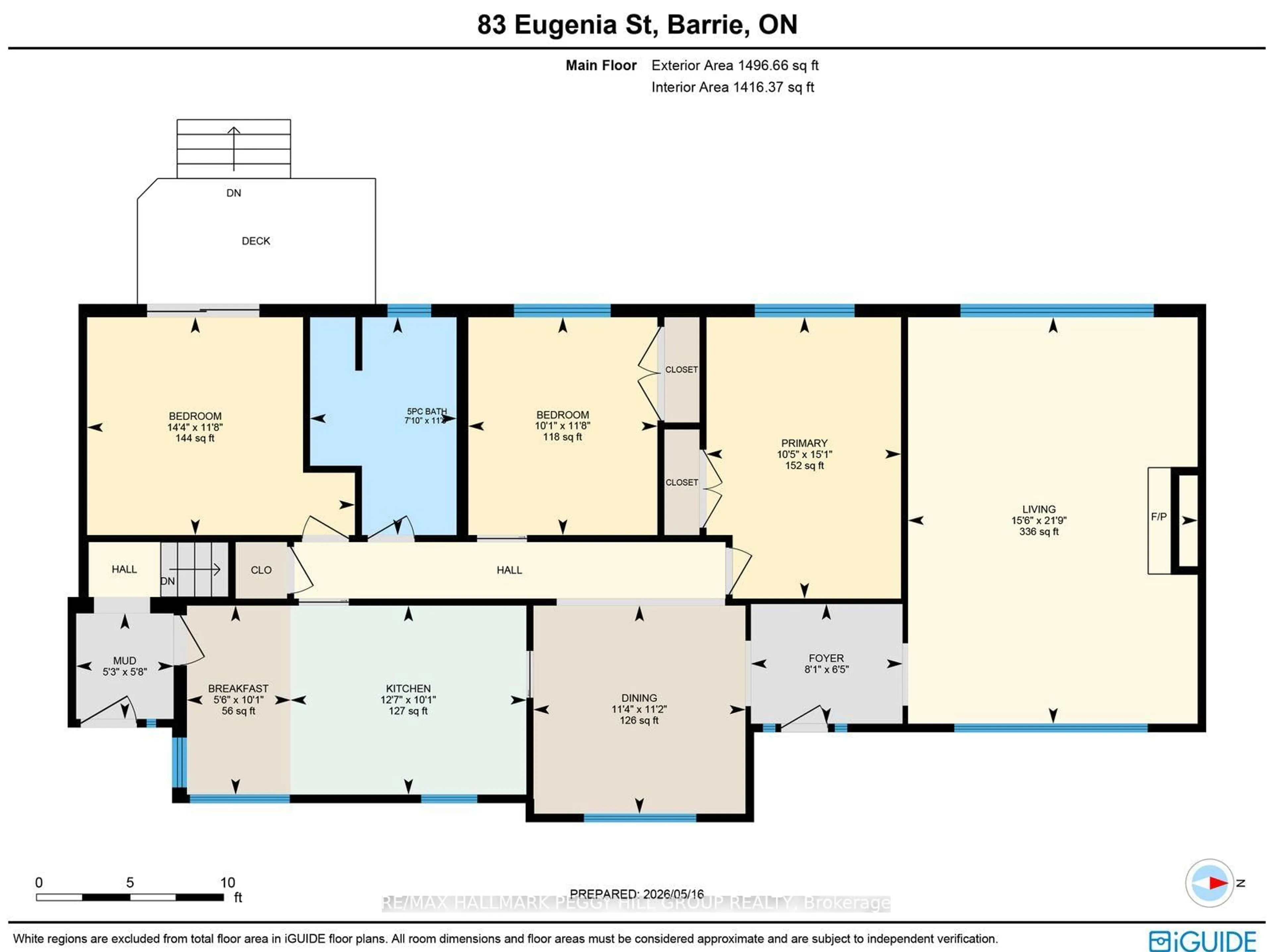 Floor plan for 83 Eugenia St, Barrie Ontario L4M 1P9