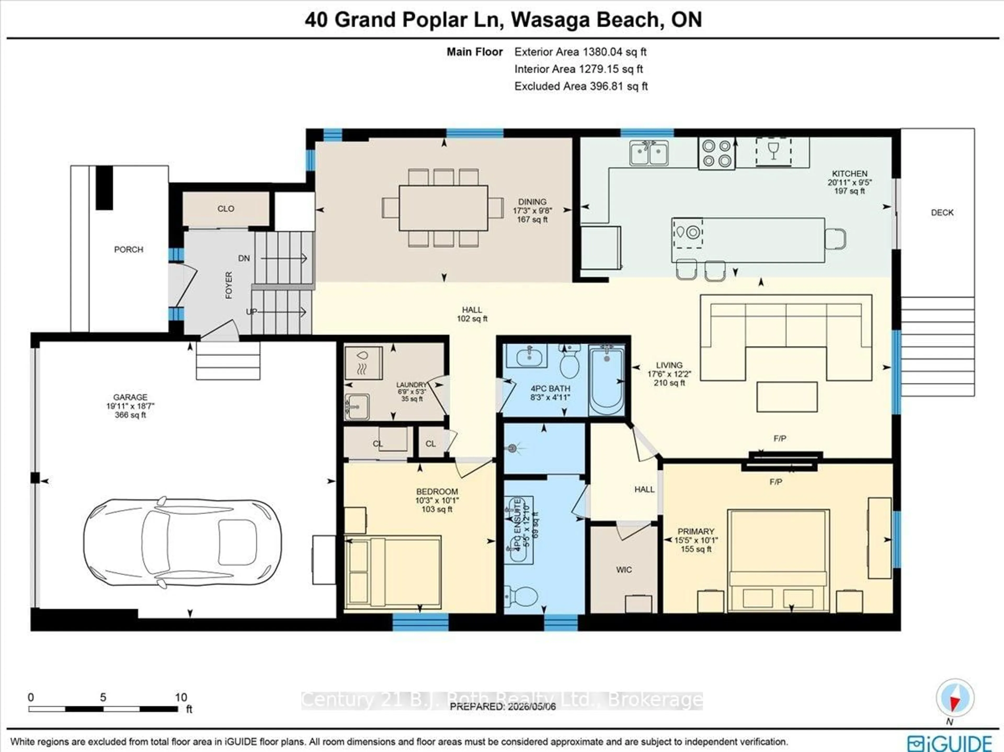 Floor plan for 40 Grand Poplar Lane, Wasaga Beach Ontario L9Z 0E2