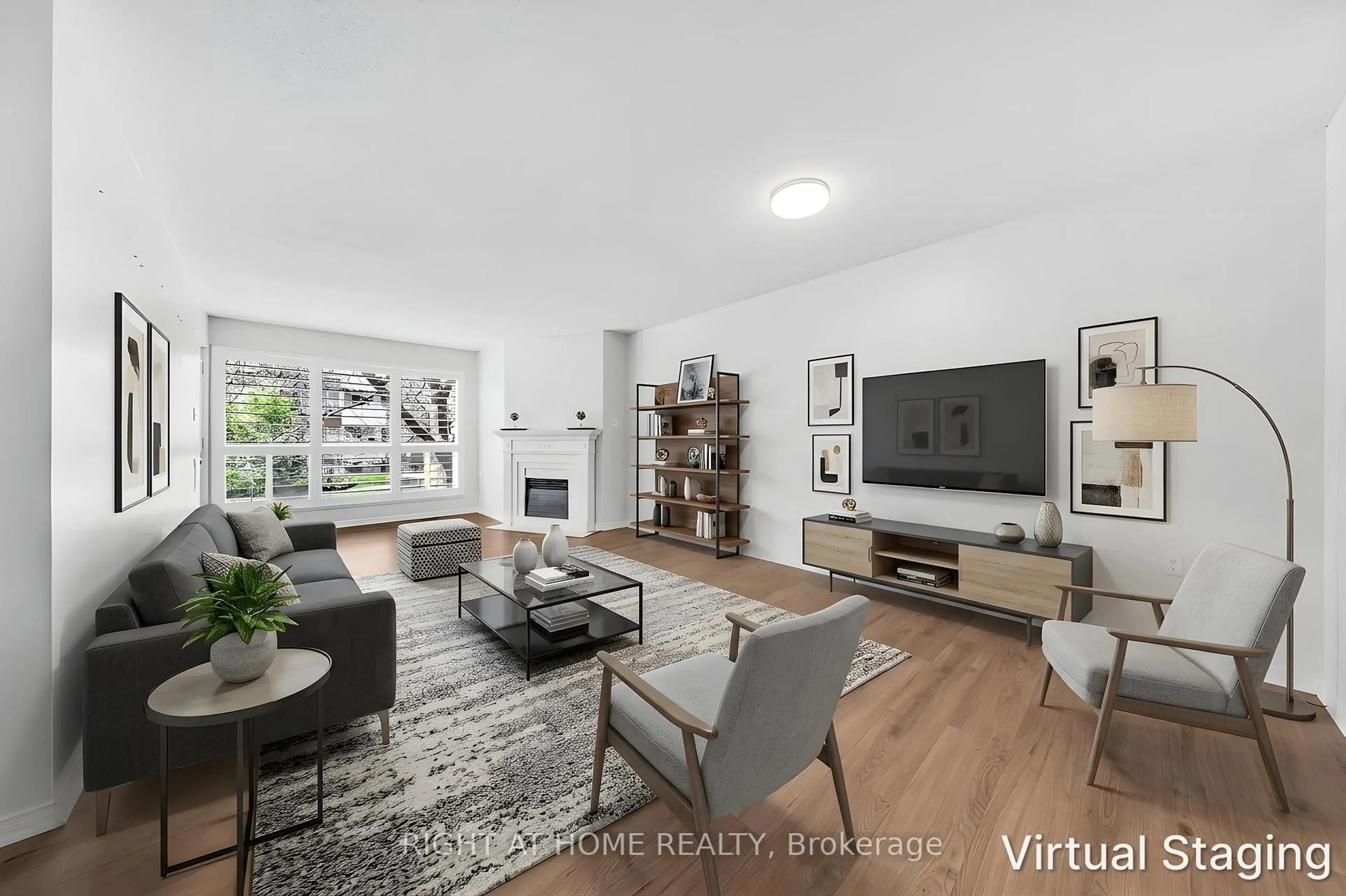 Living room with furniture, unknown for 126 Bell Farm Rd #212, Barrie Ontario L4M 6J3