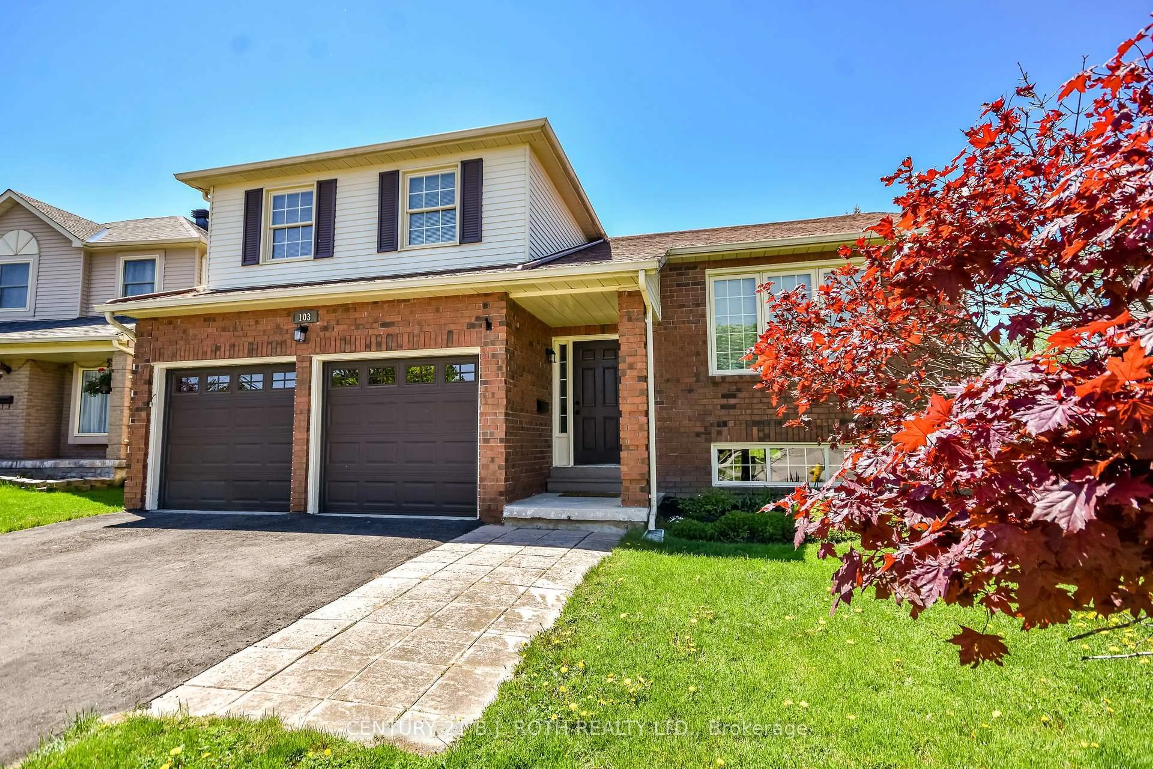 Home with brick exterior material, street for 103 Herrell Ave, Barrie Ontario L4N 6T9