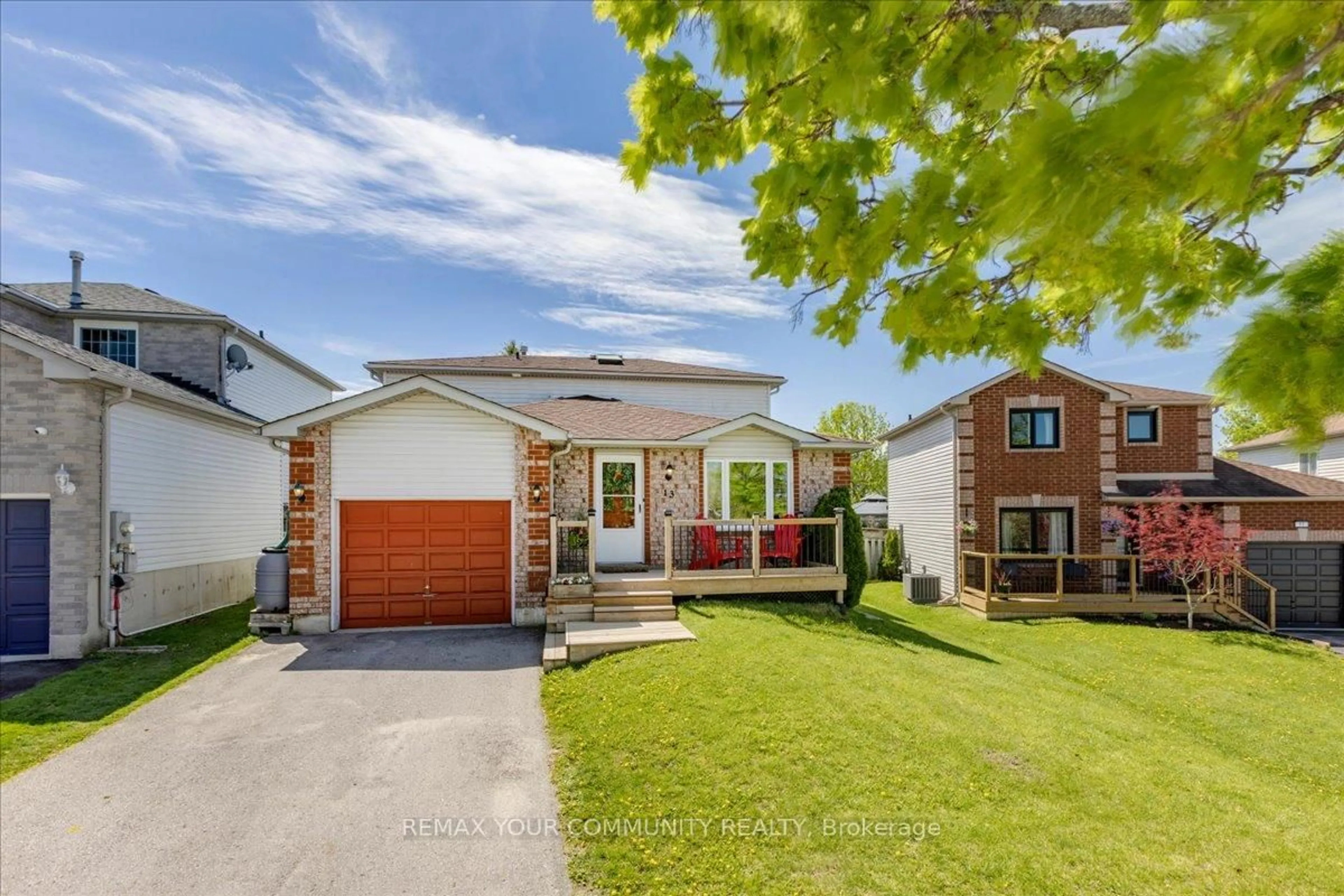 Home with brick exterior material, street for 13 Waddington Cres, Barrie Ontario L4N 8C8