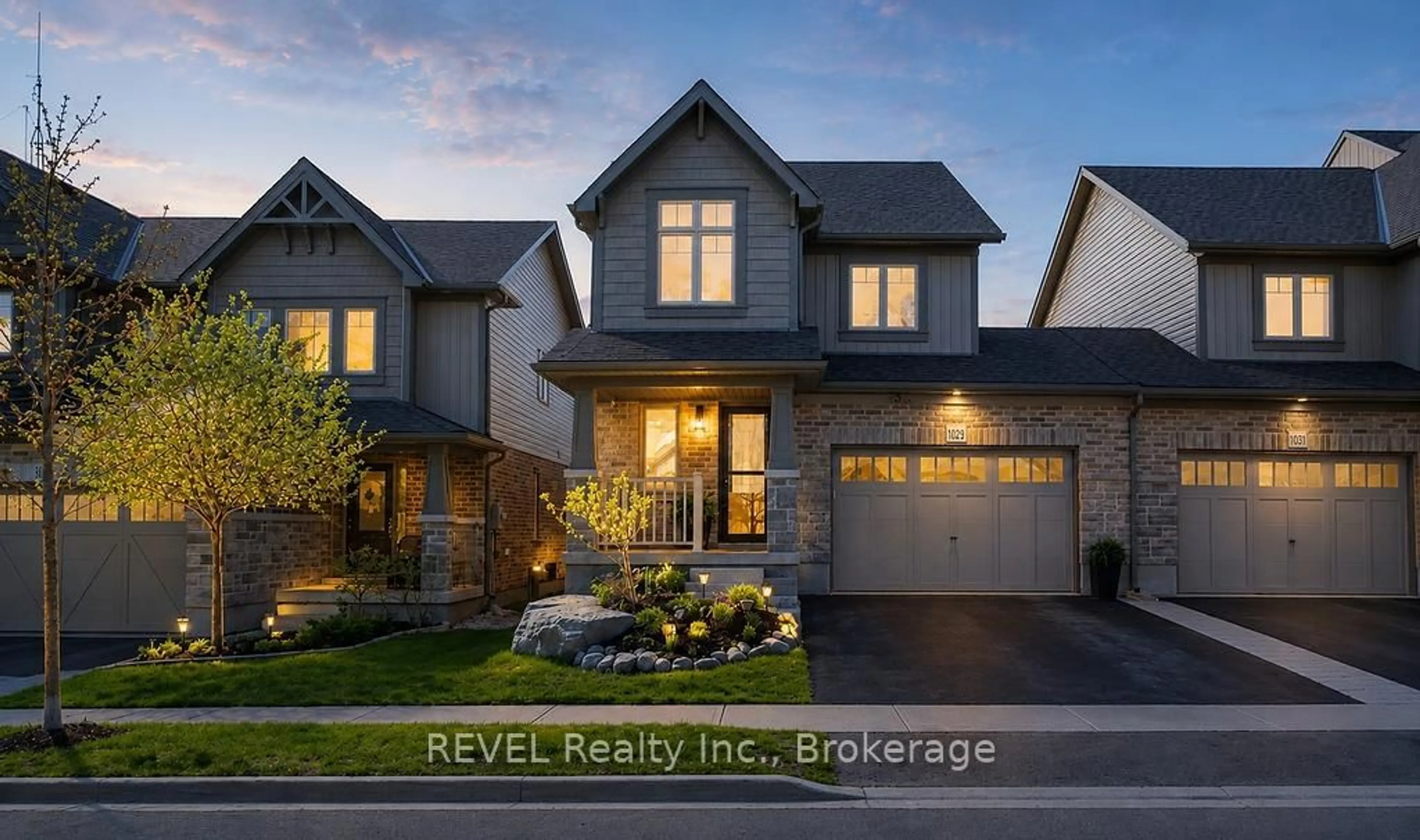 Home with brick exterior material, street for 1029 Cook Dr, Midland Ontario L4R 0E4