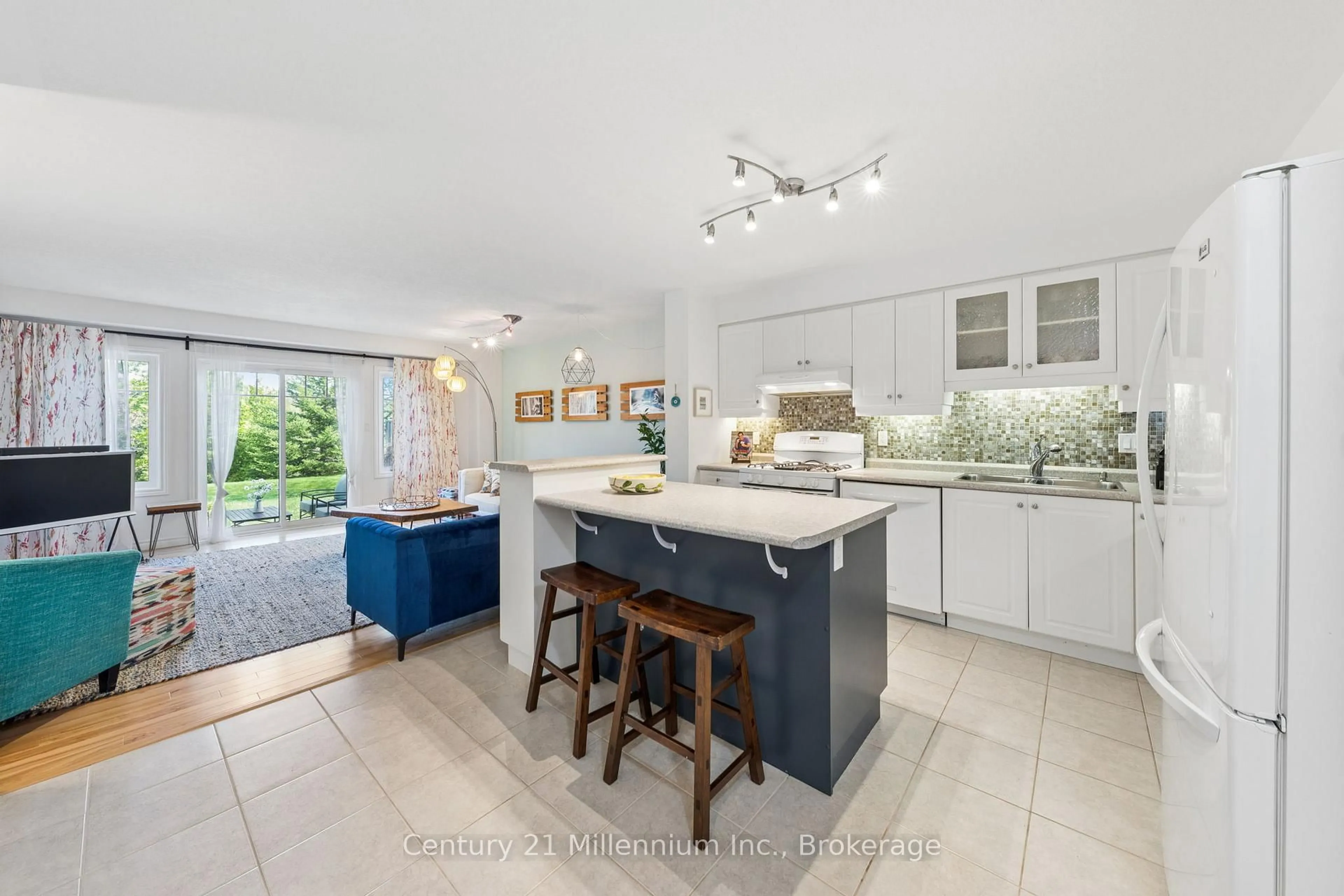 Open concept kitchen, ceramic/tile floor for 13 Conservation Way, Collingwood Ontario L9Y 0G9