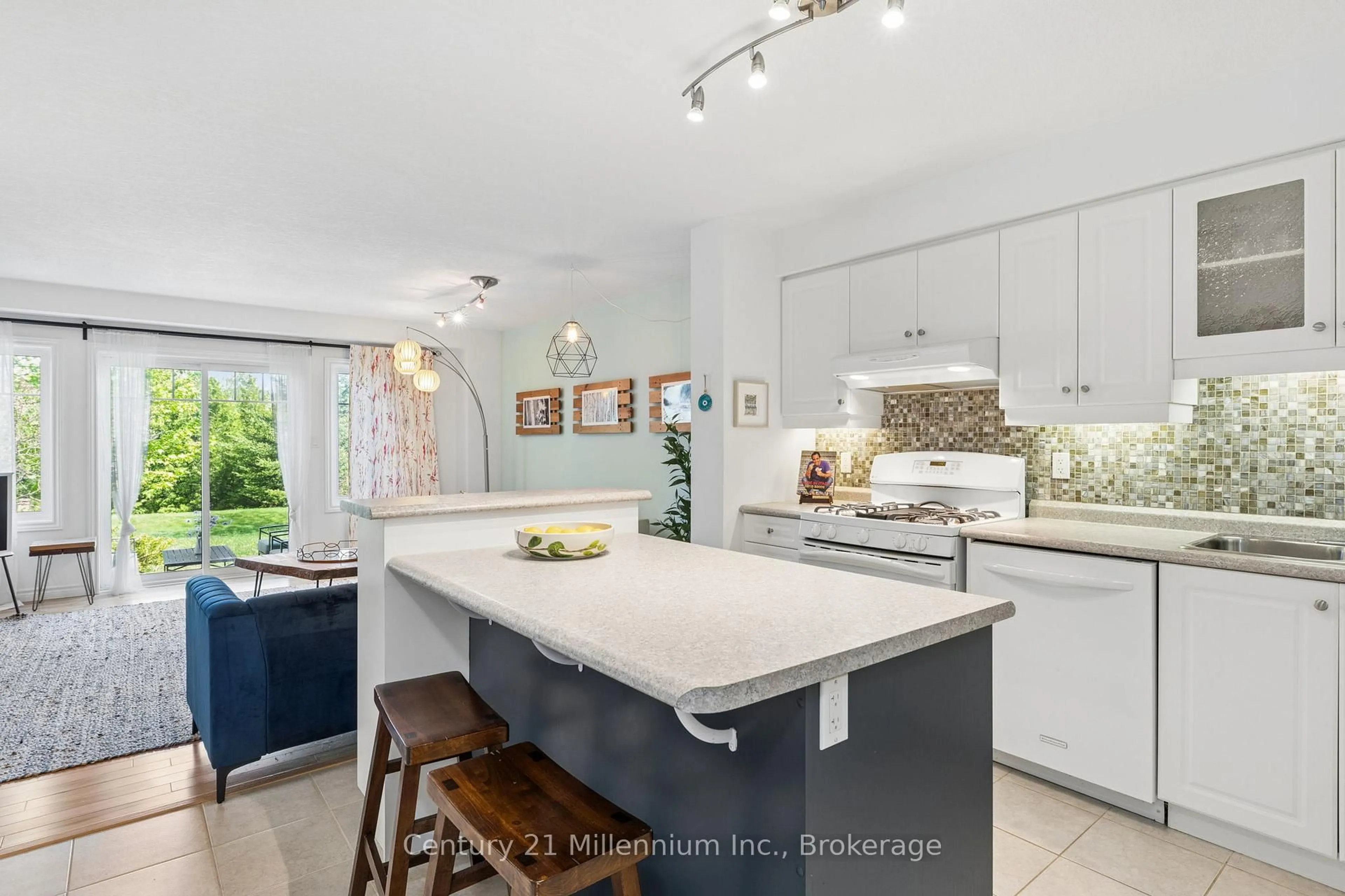 Open concept kitchen, ceramic/tile floor for 13 Conservation Way, Collingwood Ontario L9Y 0G9