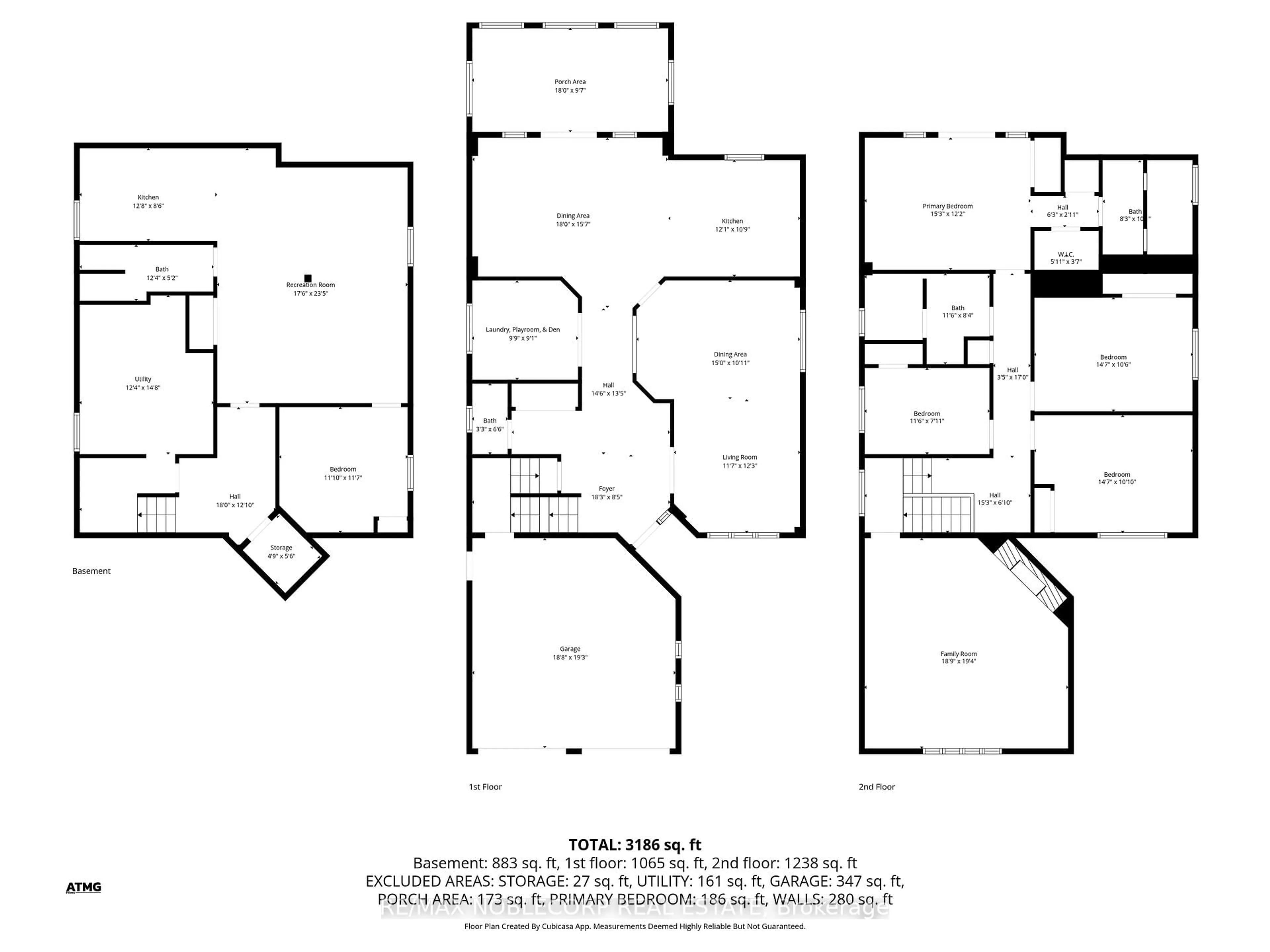Floor plan for 66 Stoneybrook Cres, Barrie Ontario L4N 0A6