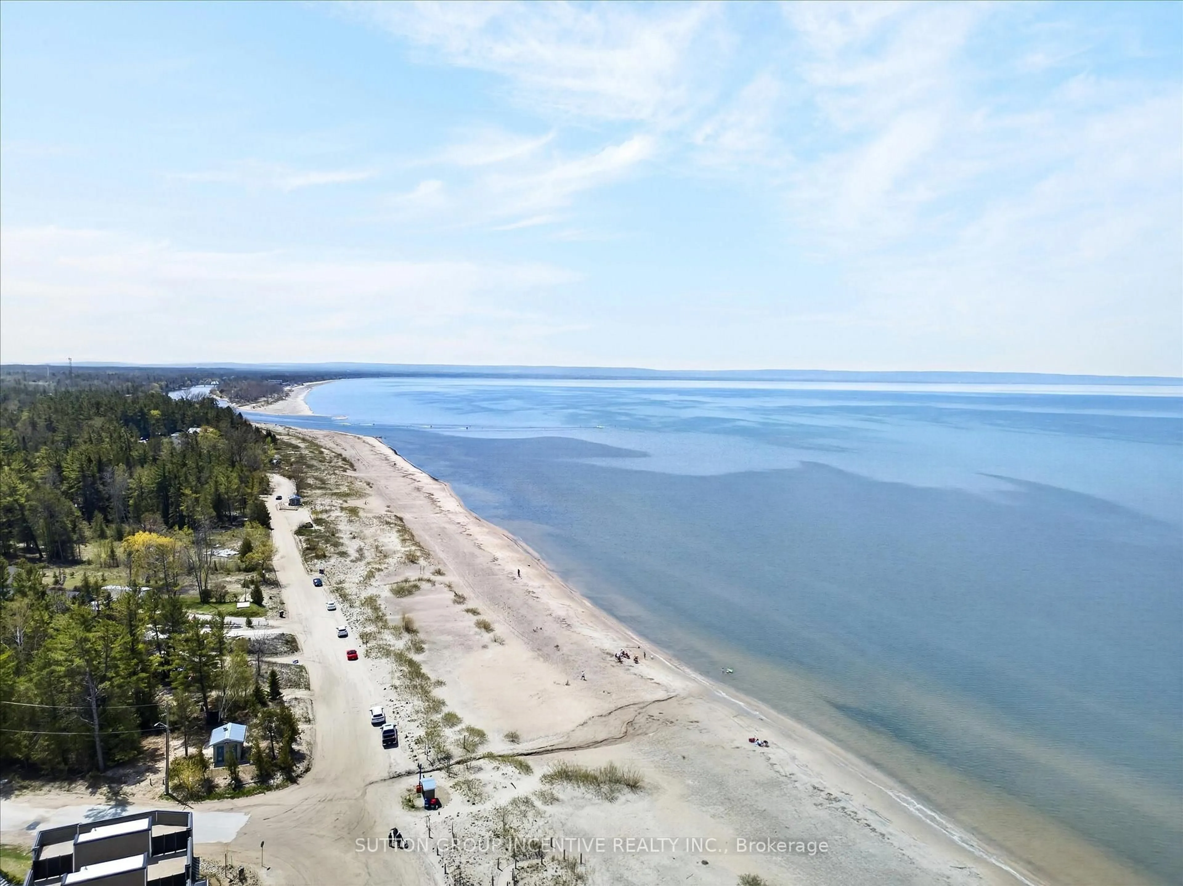 A pic from outside/outdoor area/front of a property/back of a property/a pic from drone, water/lake/river/ocean view for 764 River Rd #209, Wasaga Beach Ontario L9Z 2M7