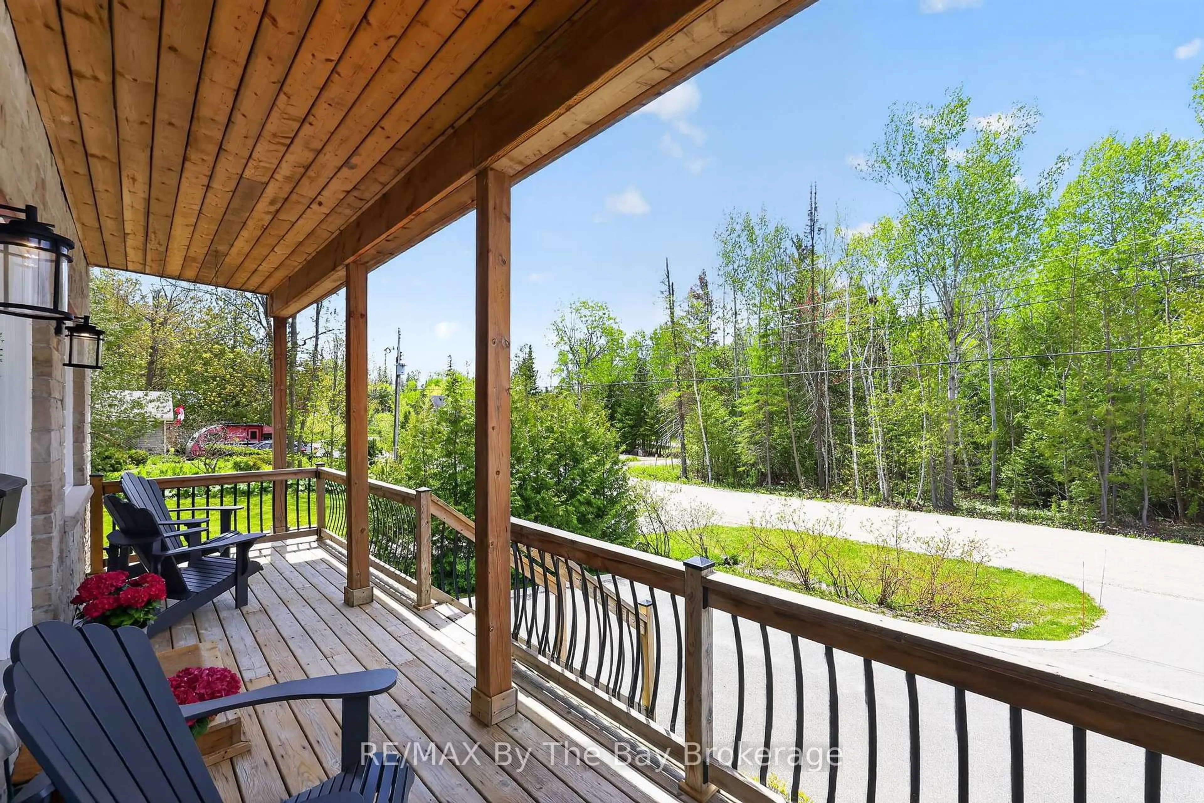 Patio, water/lake/river/ocean view for 17 Elizabeth Ave, Tiny Ontario L0L 1P1