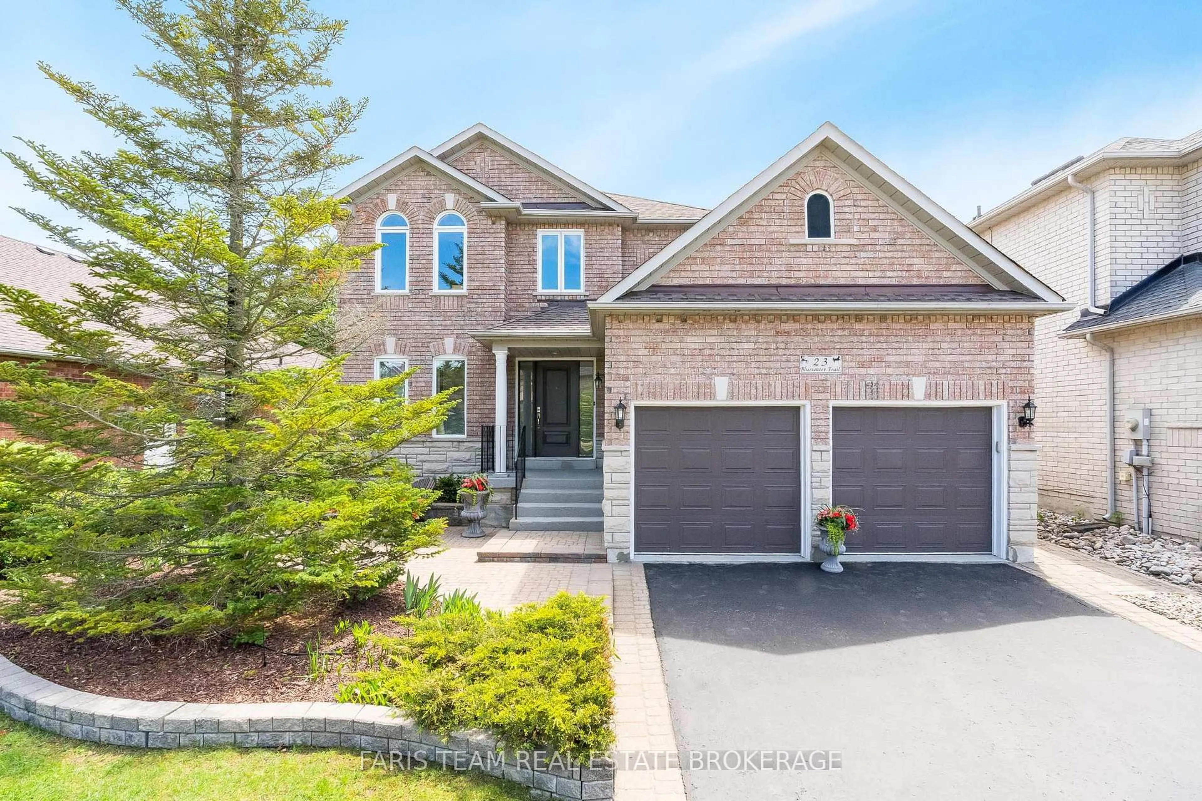 Home with brick exterior material, street for 23 Bluewater Tr, Barrie Ontario L4N 0G8