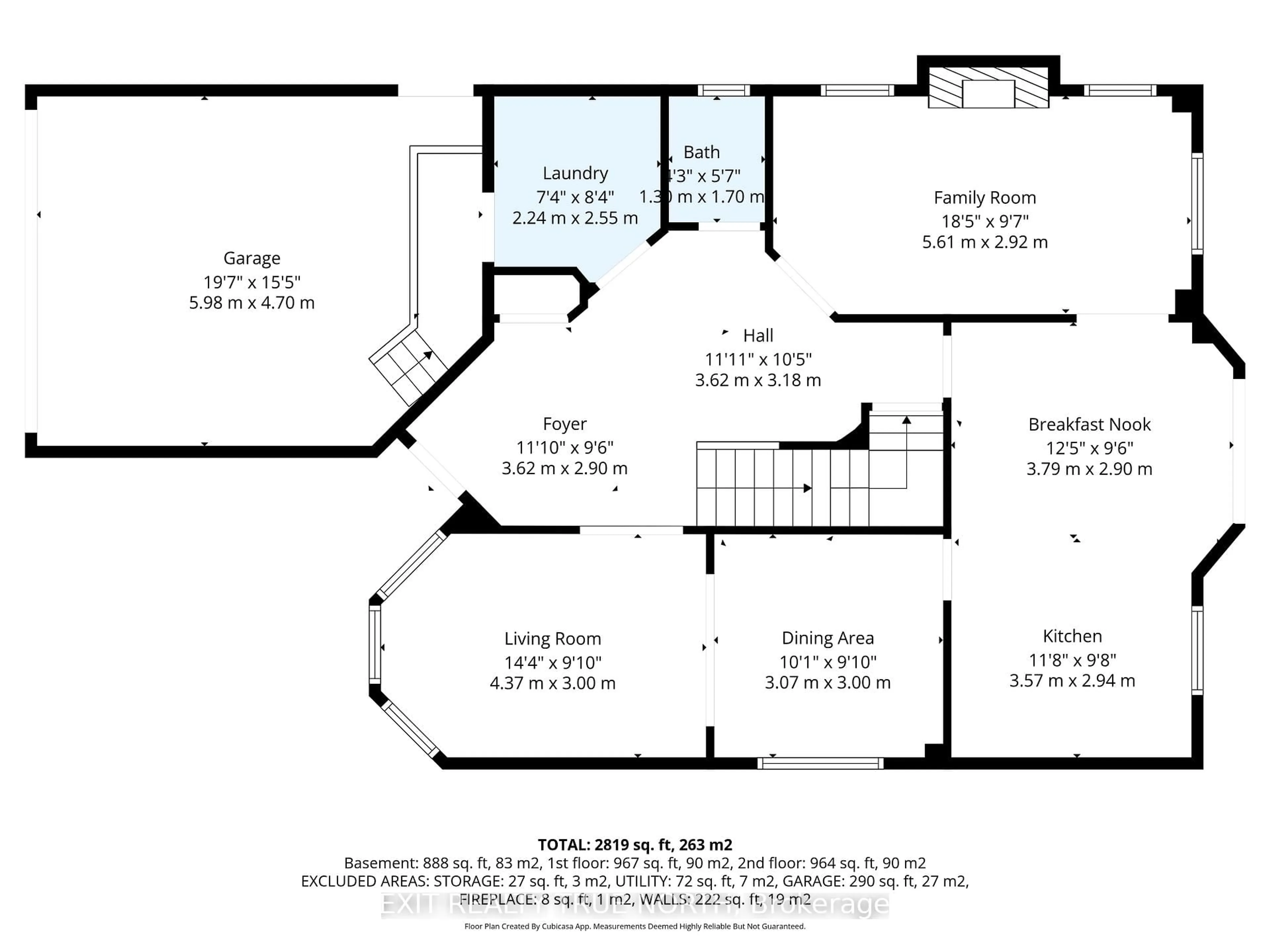 Floor plan for 53 Etherington Cres, Barrie Ontario L4N 6Z4