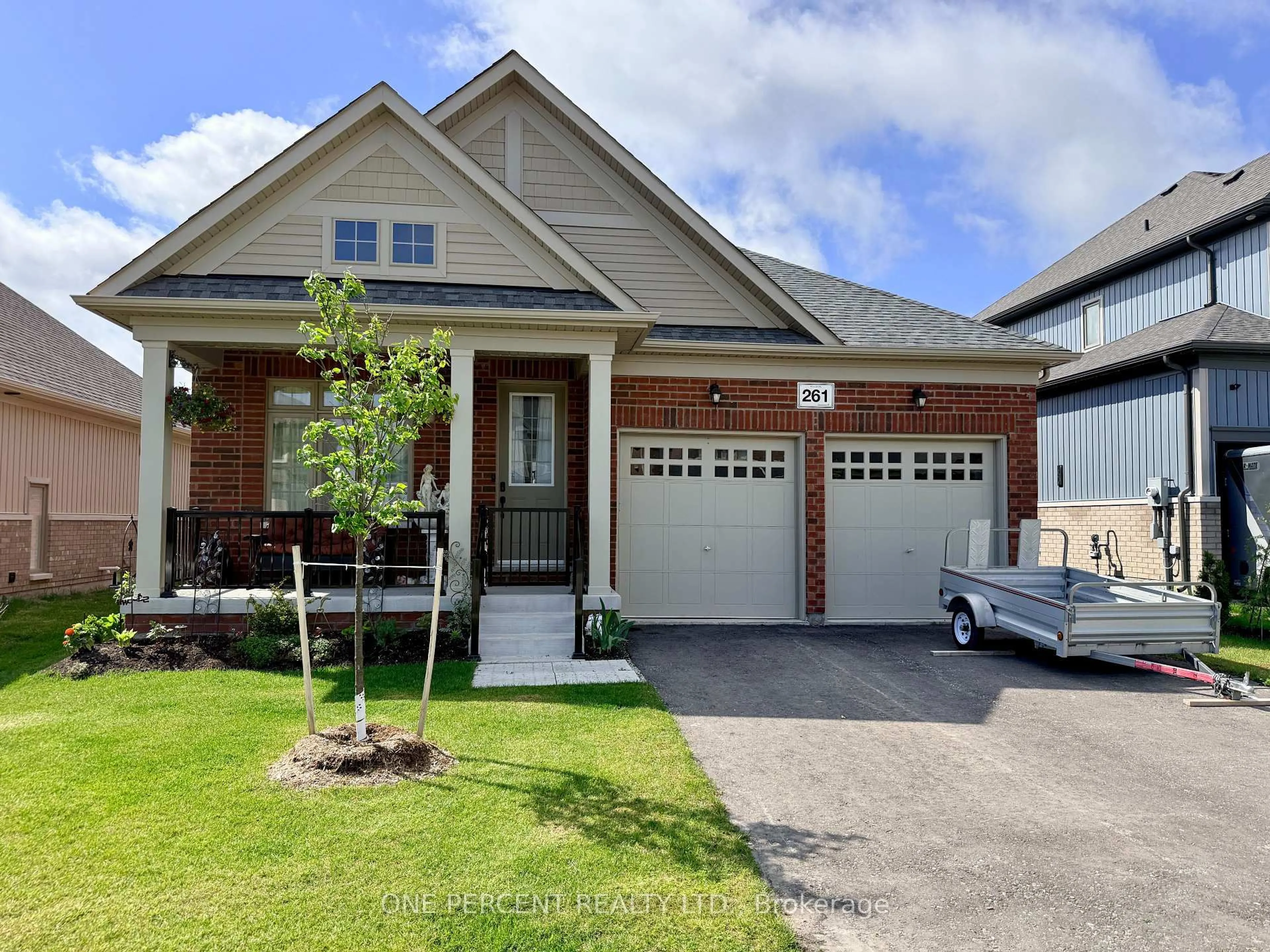 Home with brick exterior material, street for 261 Wilcox Dr, Clearview Ontario L0M 1S0