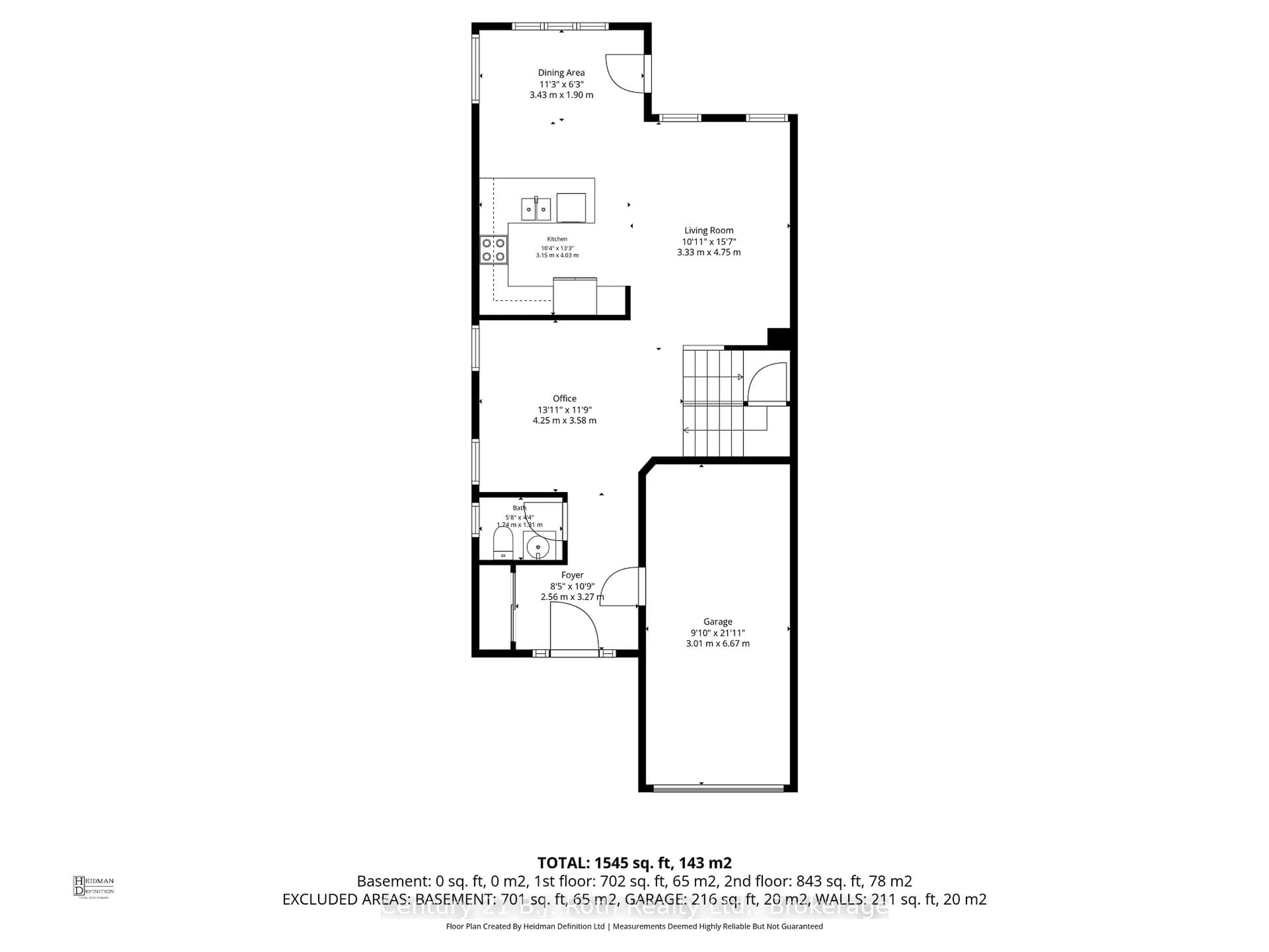 Floor plan for 478 Regent St #5, Orillia Ontario L3V 4E3