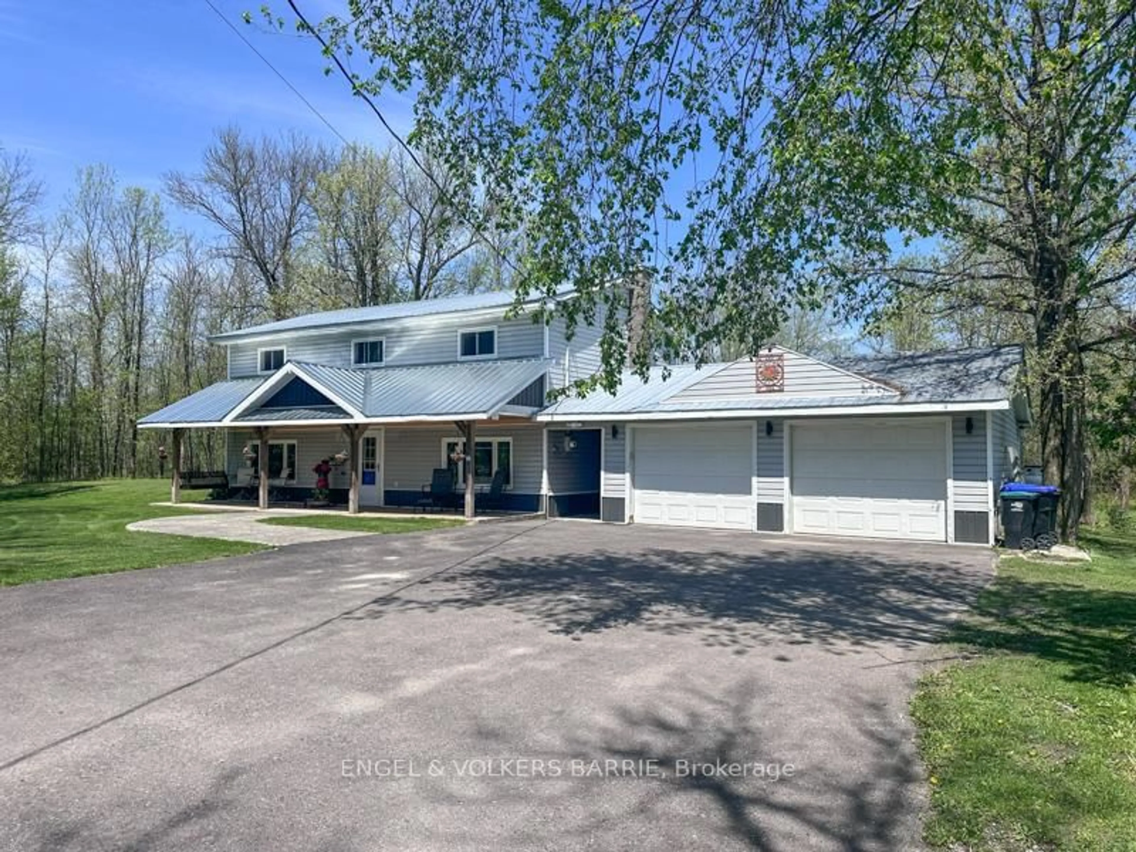 A pic from outside/outdoor area/front of a property/back of a property/a pic from drone, unknown for 1209 Balkwill Line, Severn Ontario L0K 1E0