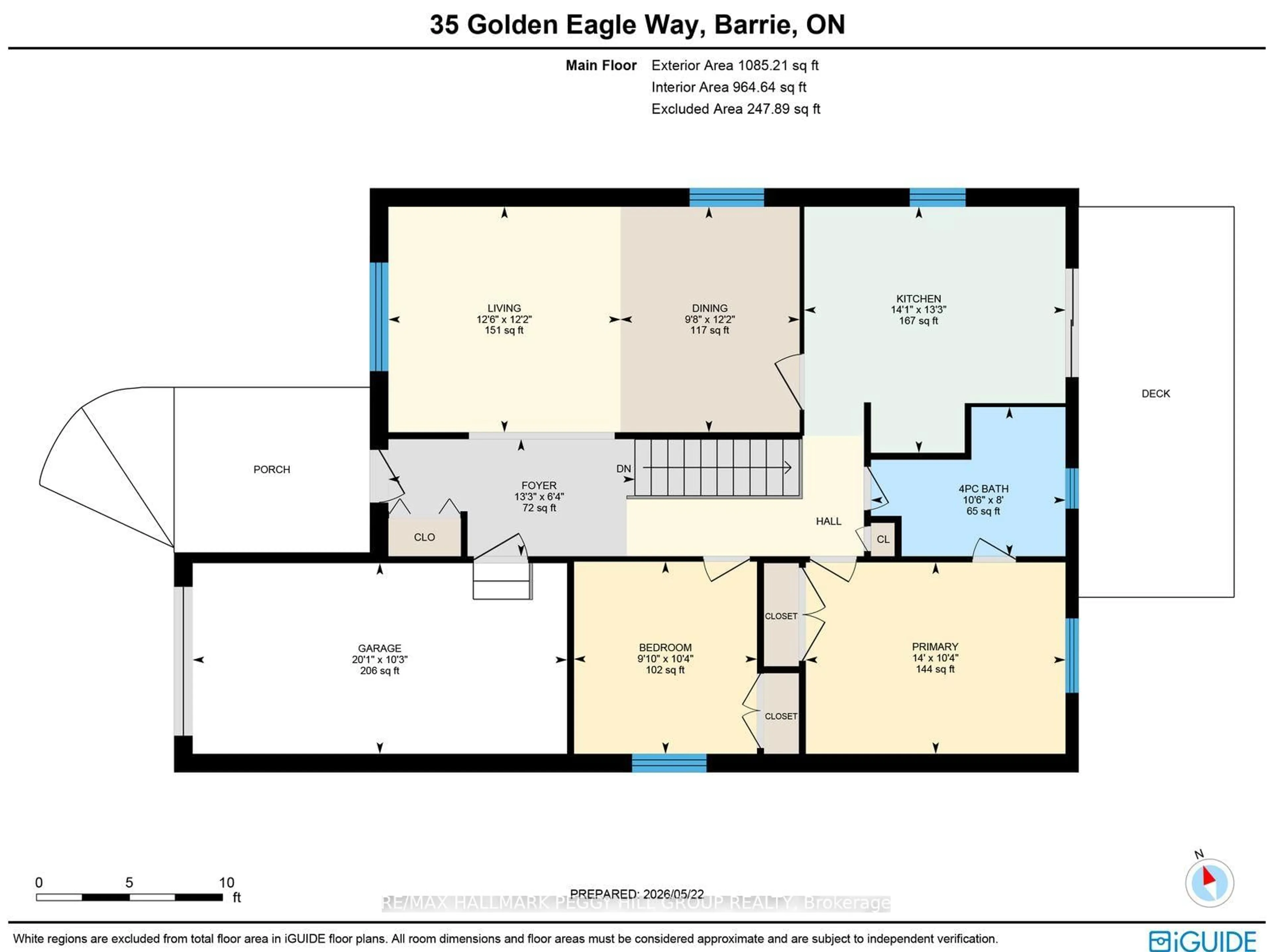 Floor plan for 35 Golden Eagle Way, Barrie Ontario L4M 6P6