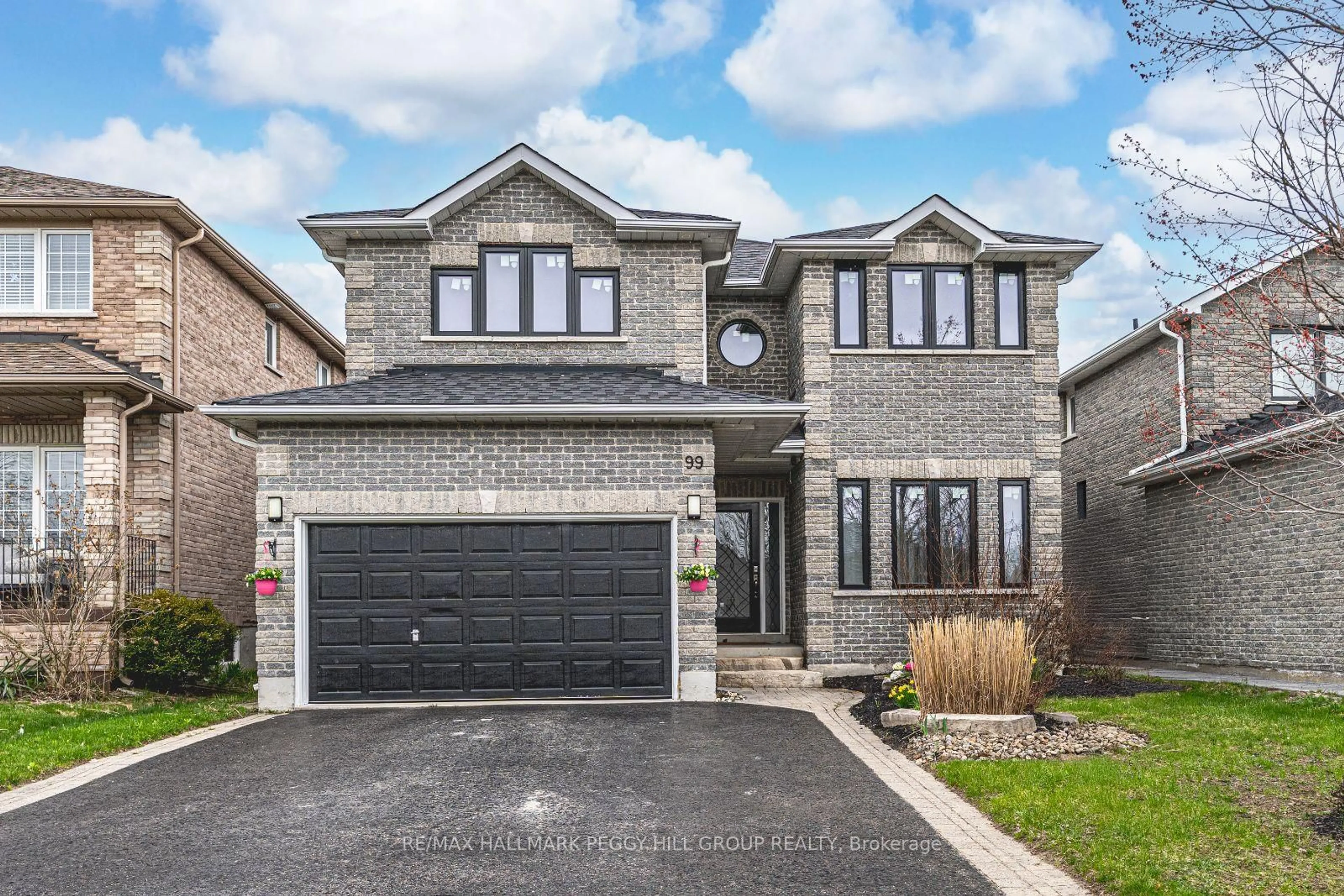 Home with brick exterior material, street for 99 McIntyre Dr, Barrie Ontario L4N 4K6