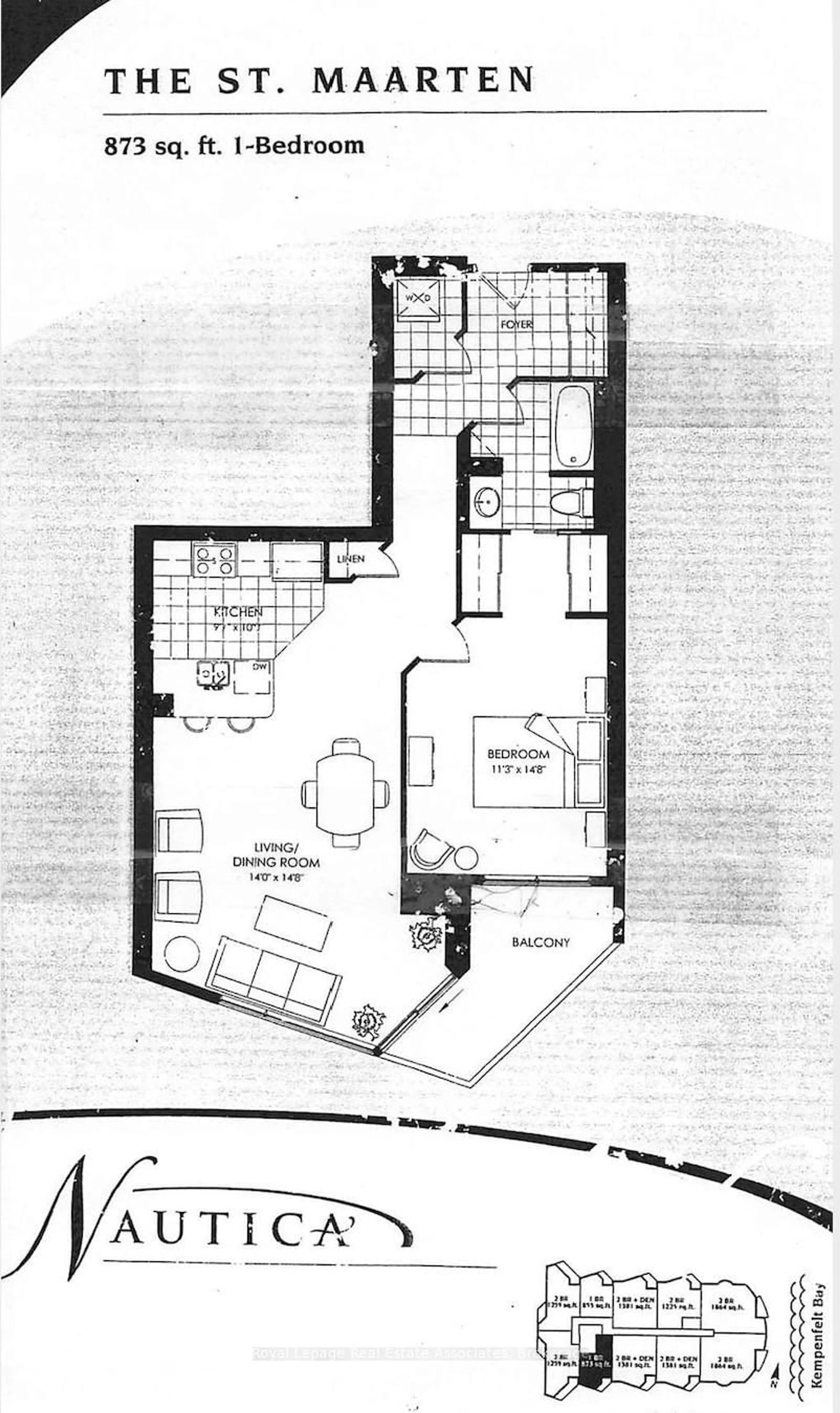 Floor plan for 37 Ellen St #811, Barrie Ontario L4N 6G2