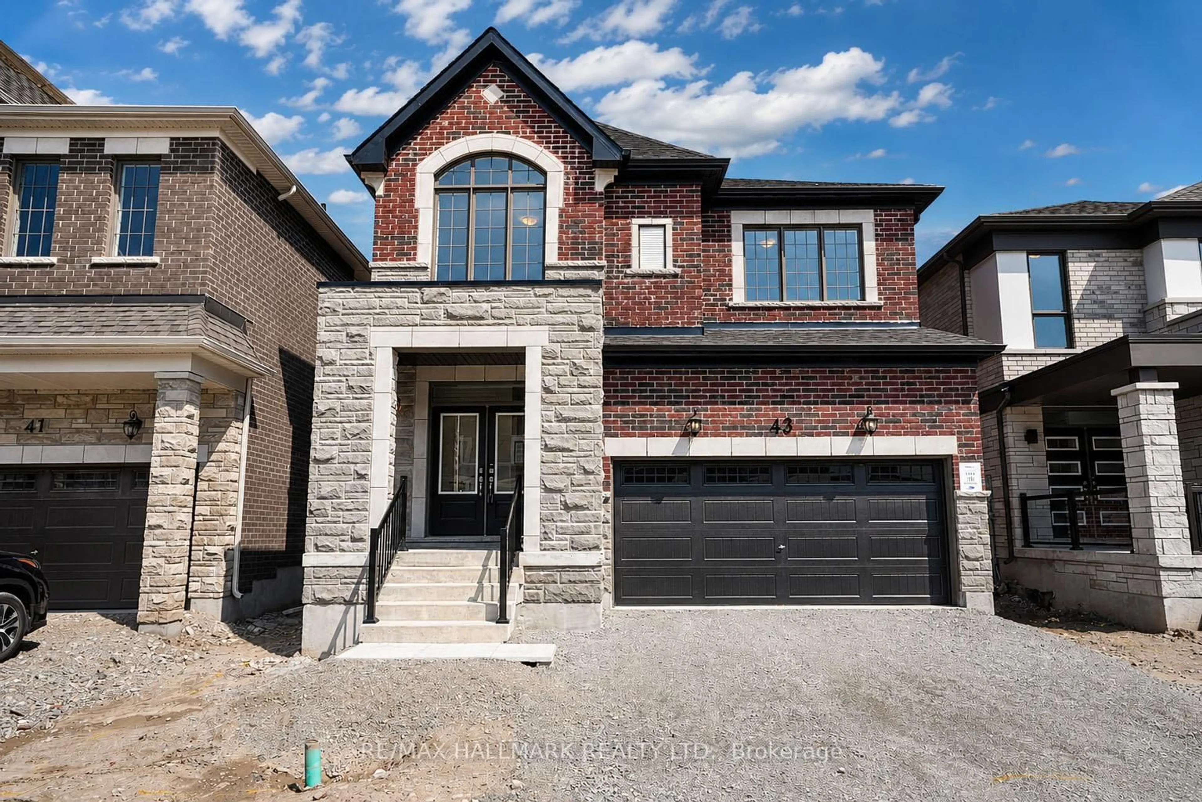Home with brick exterior material, street for 43 Foxley Hts, Barrie Ontario L9J 1A6