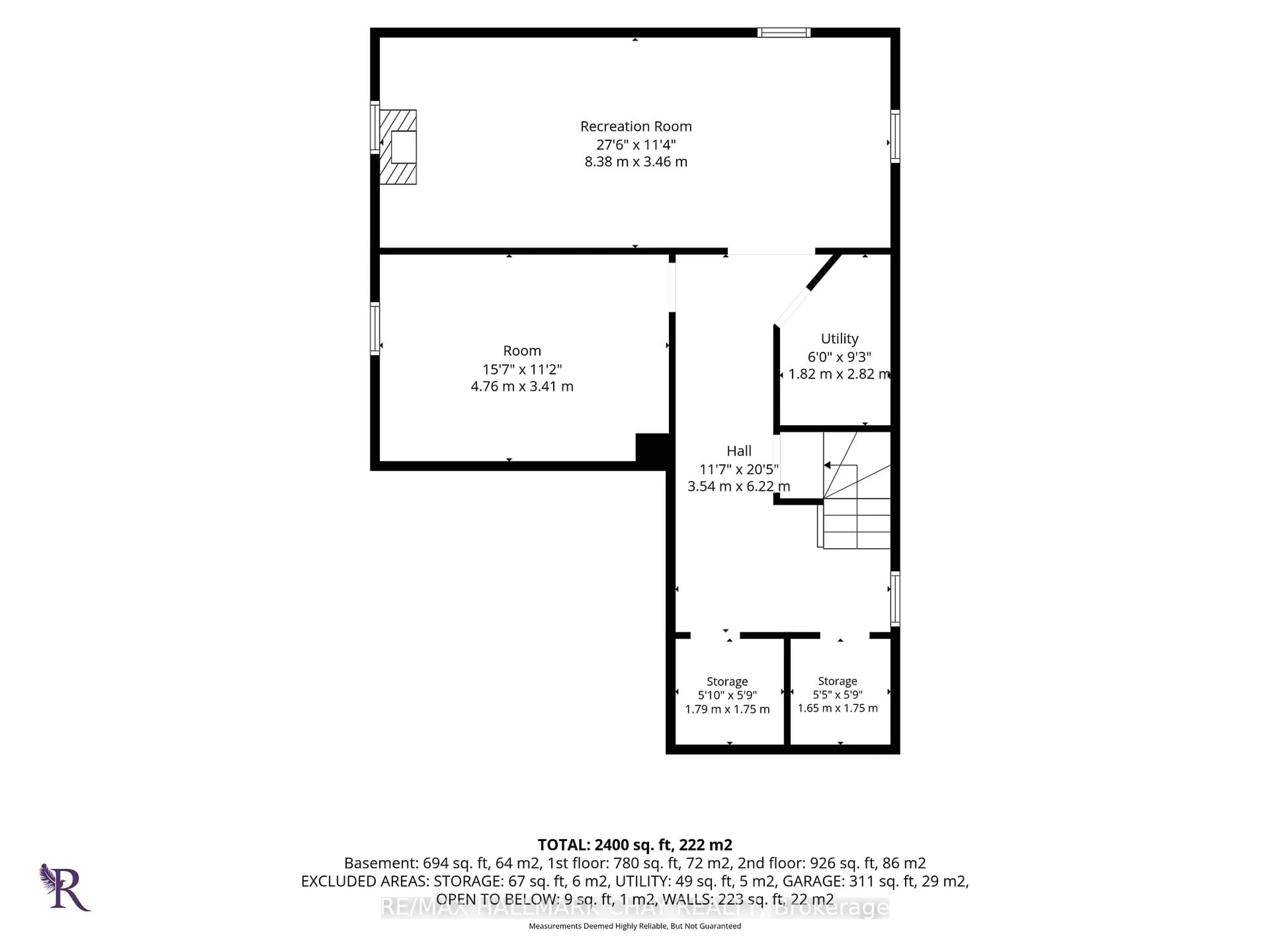 Floor plan for 25 Cartwright Dr, Barrie Ontario L4M 6E2