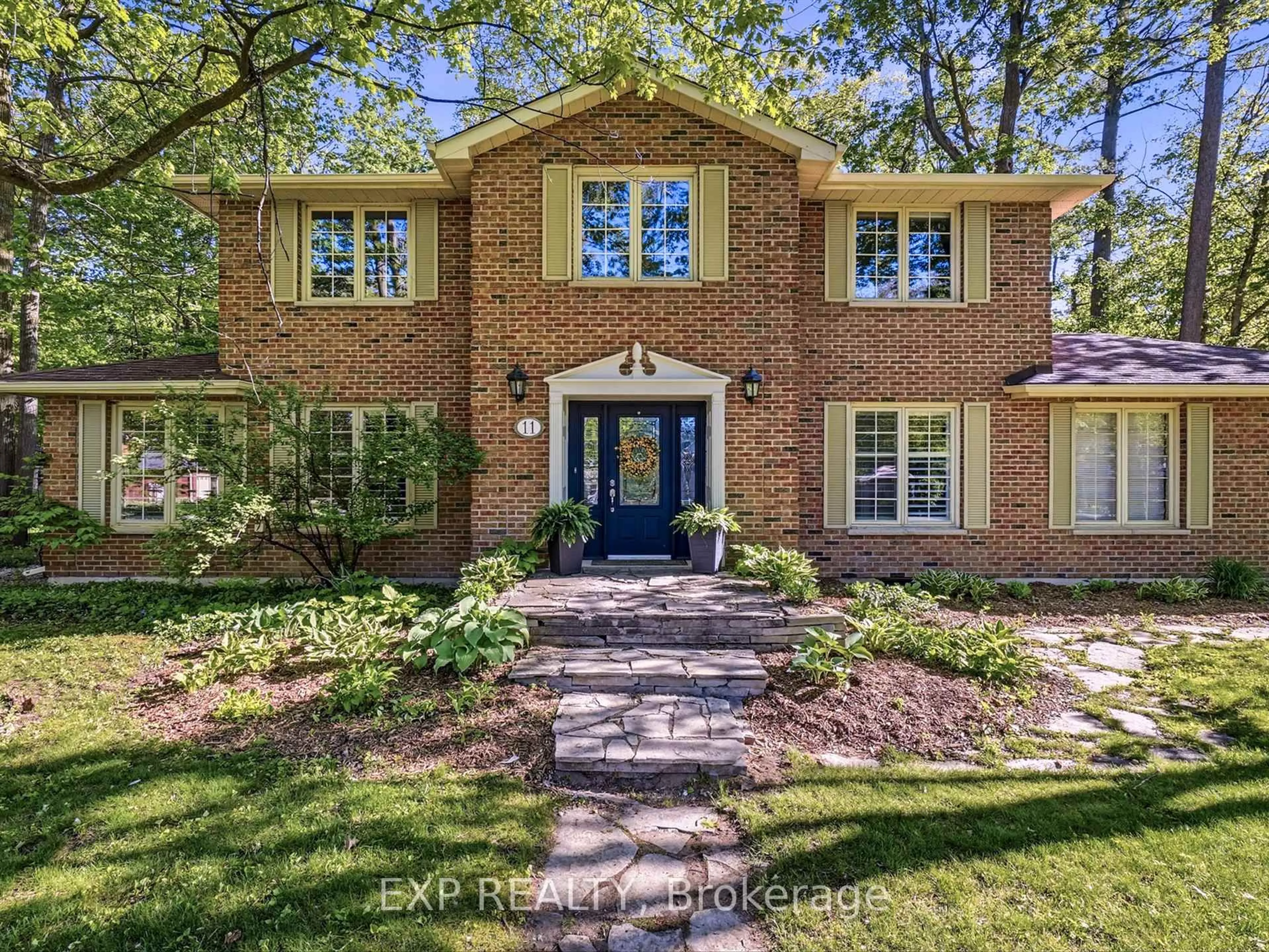Home with brick exterior material, street for 11 Spence Ave, Springwater Ontario L9X 0P2