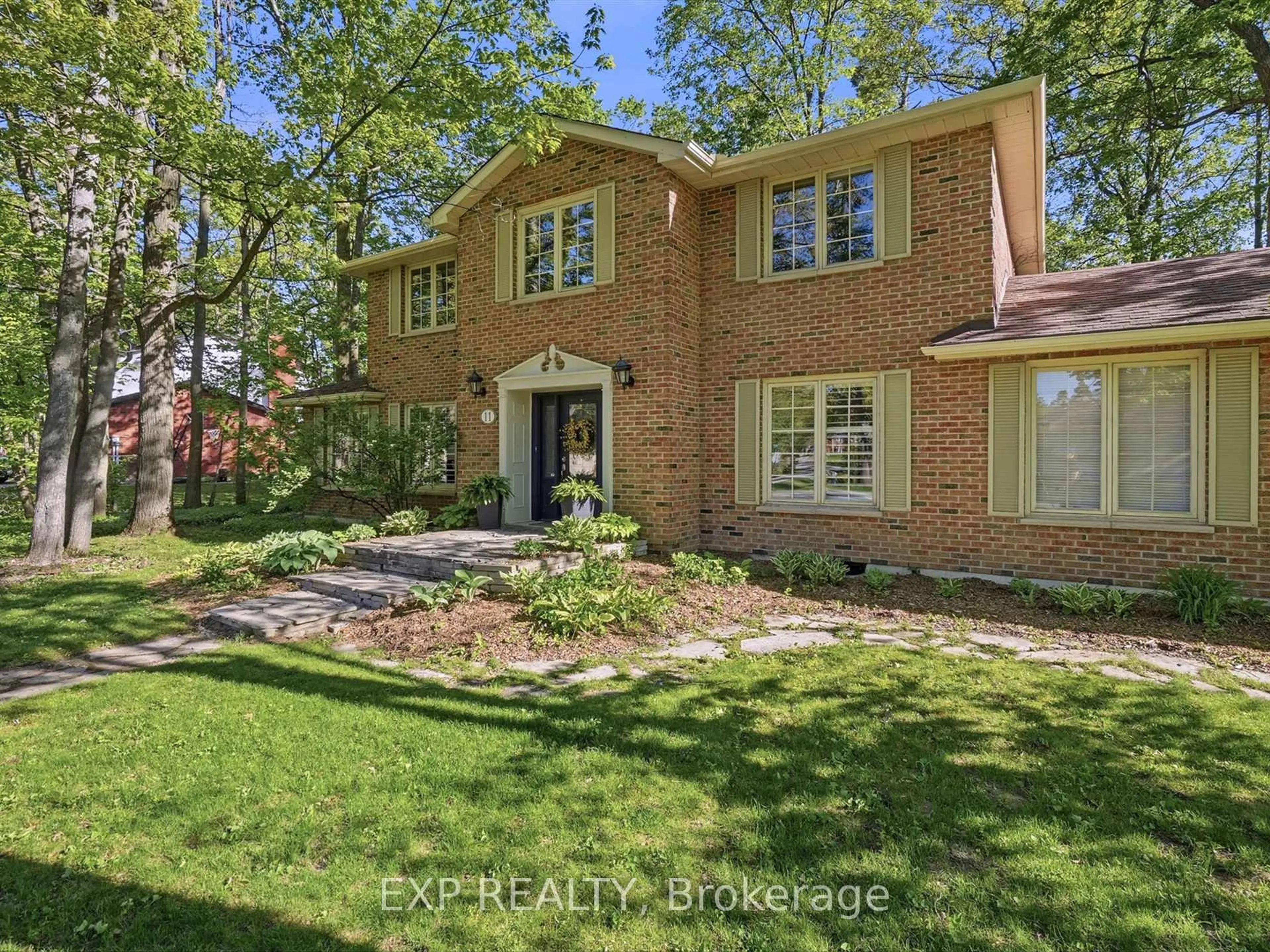 Home with brick exterior material, street for 11 Spence Ave, Springwater Ontario L9X 0P2