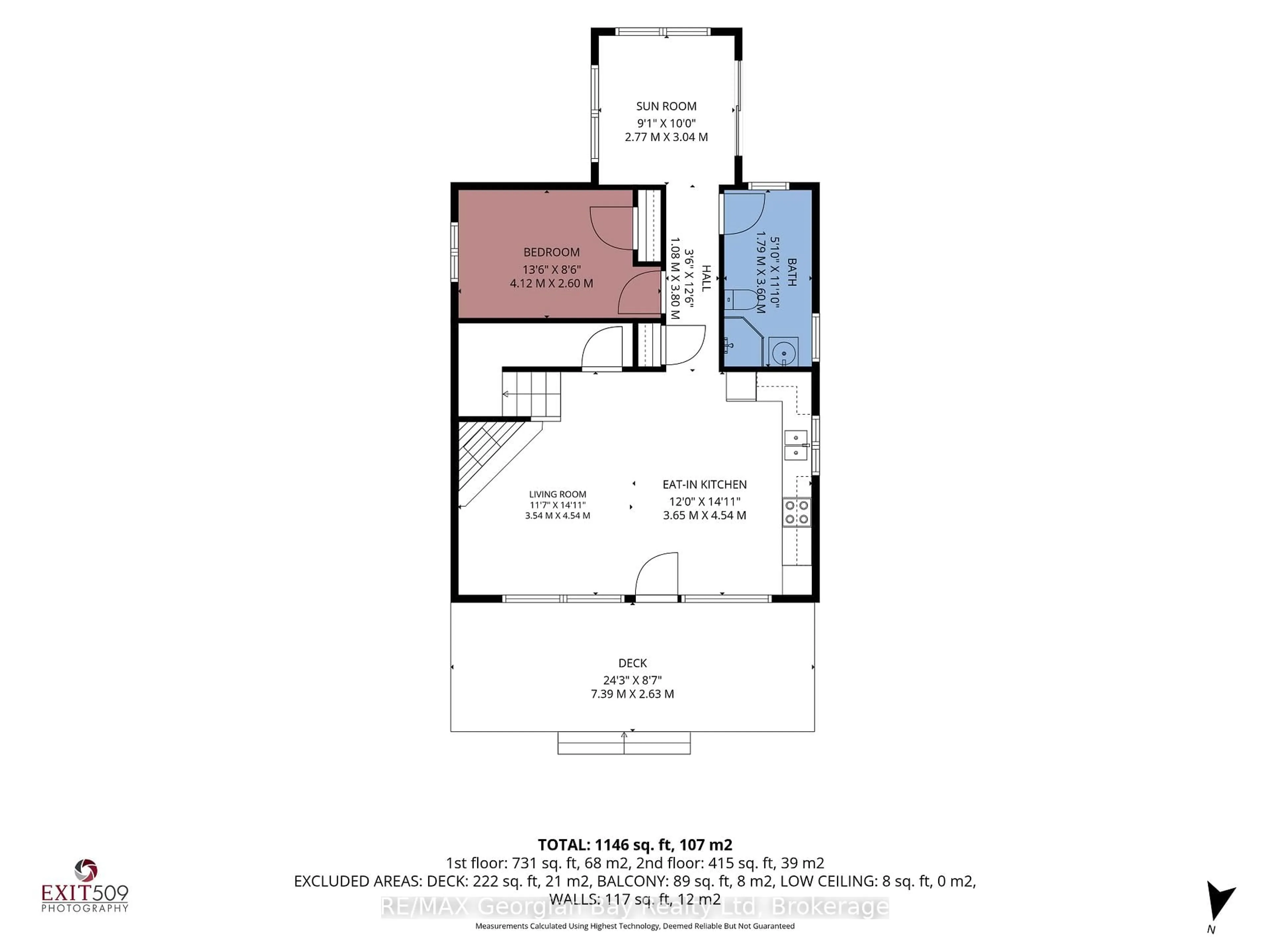 Floor plan for 2 Ridout Crt, Tiny Ontario L0L 2J0