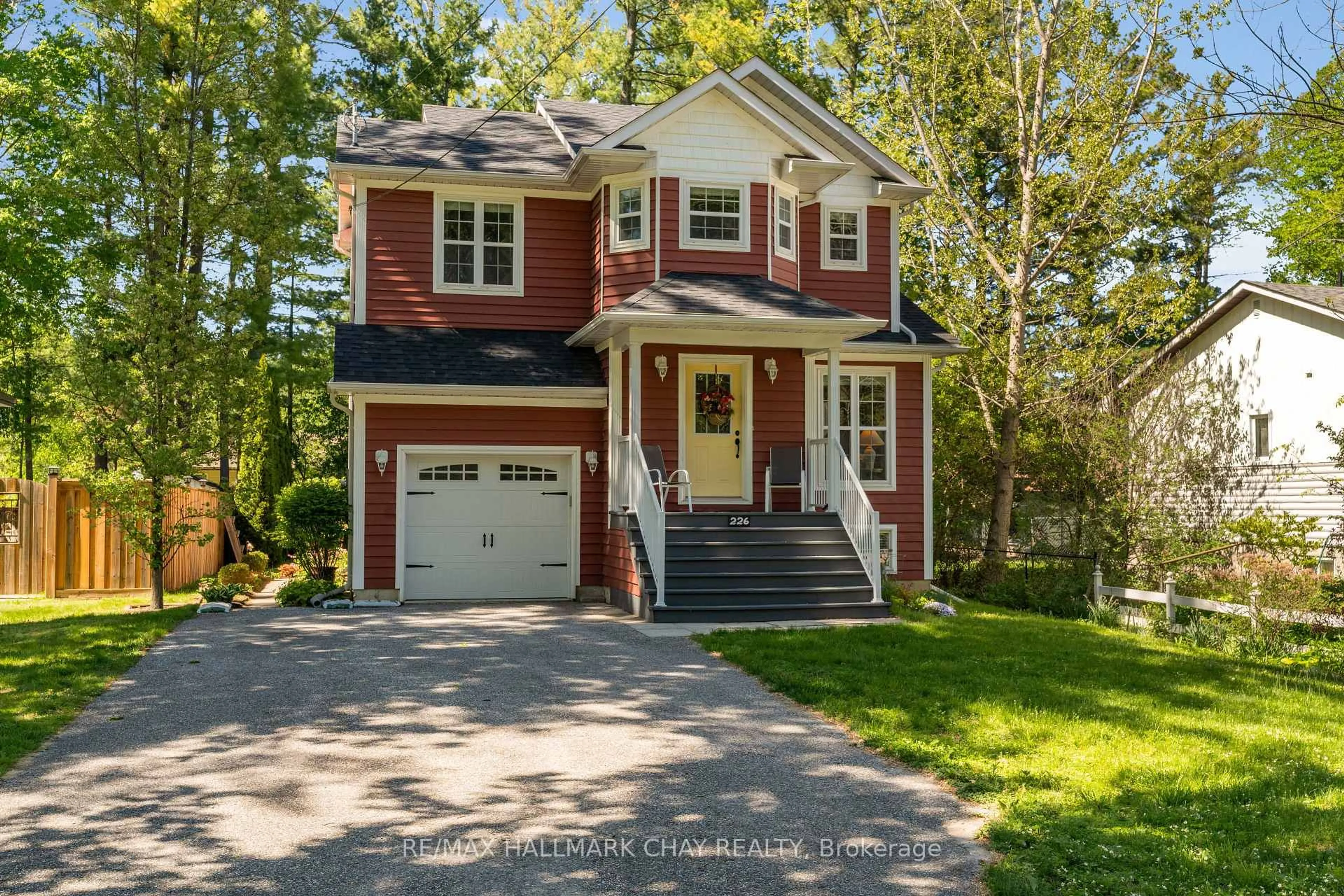 Home with vinyl exterior material, street for 226 McCrea Dr, Clearview Ontario L0M 1S0