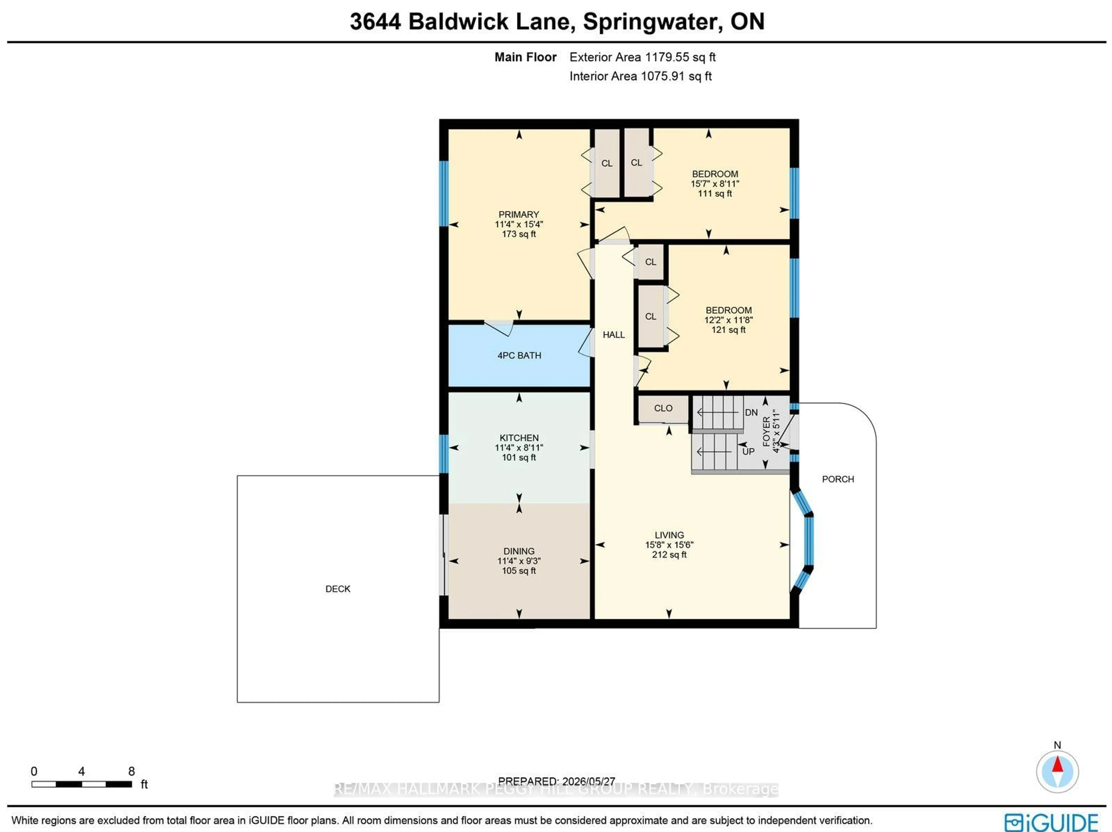 Floor plan for 3644 Baldwick Lane, Springwater Ontario L0M 1T0