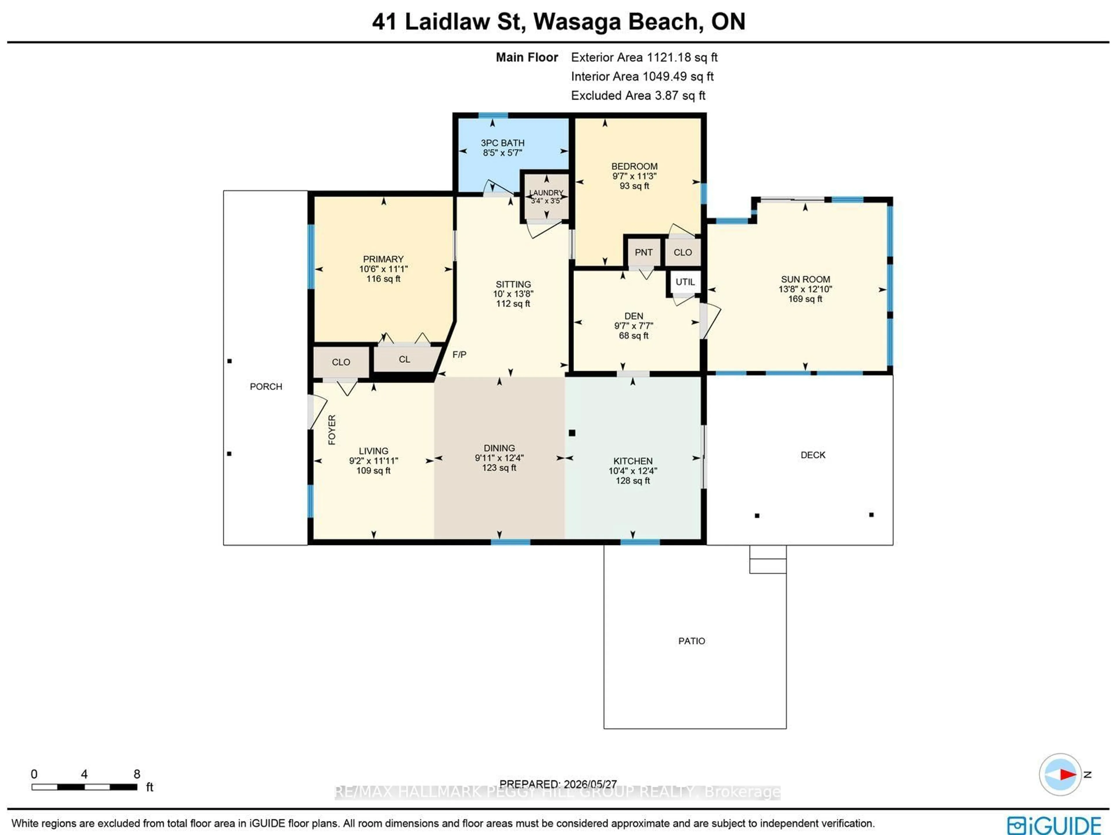 Floor plan for 41 Laidlaw St, Wasaga Beach Ontario L9Z 2L2