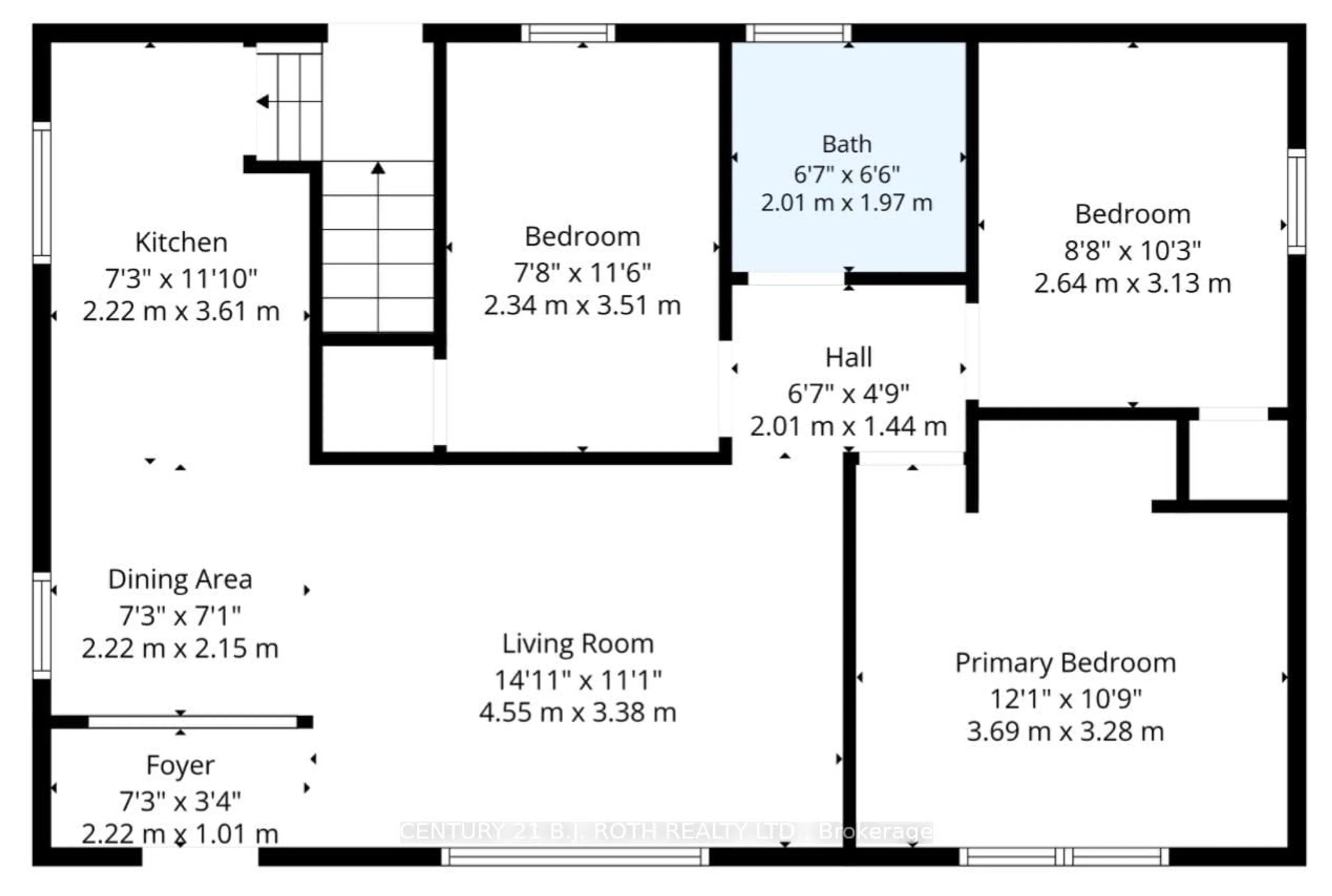 Floor plan for 53 FITTONS Rd, Orillia Ontario L3V 3V1