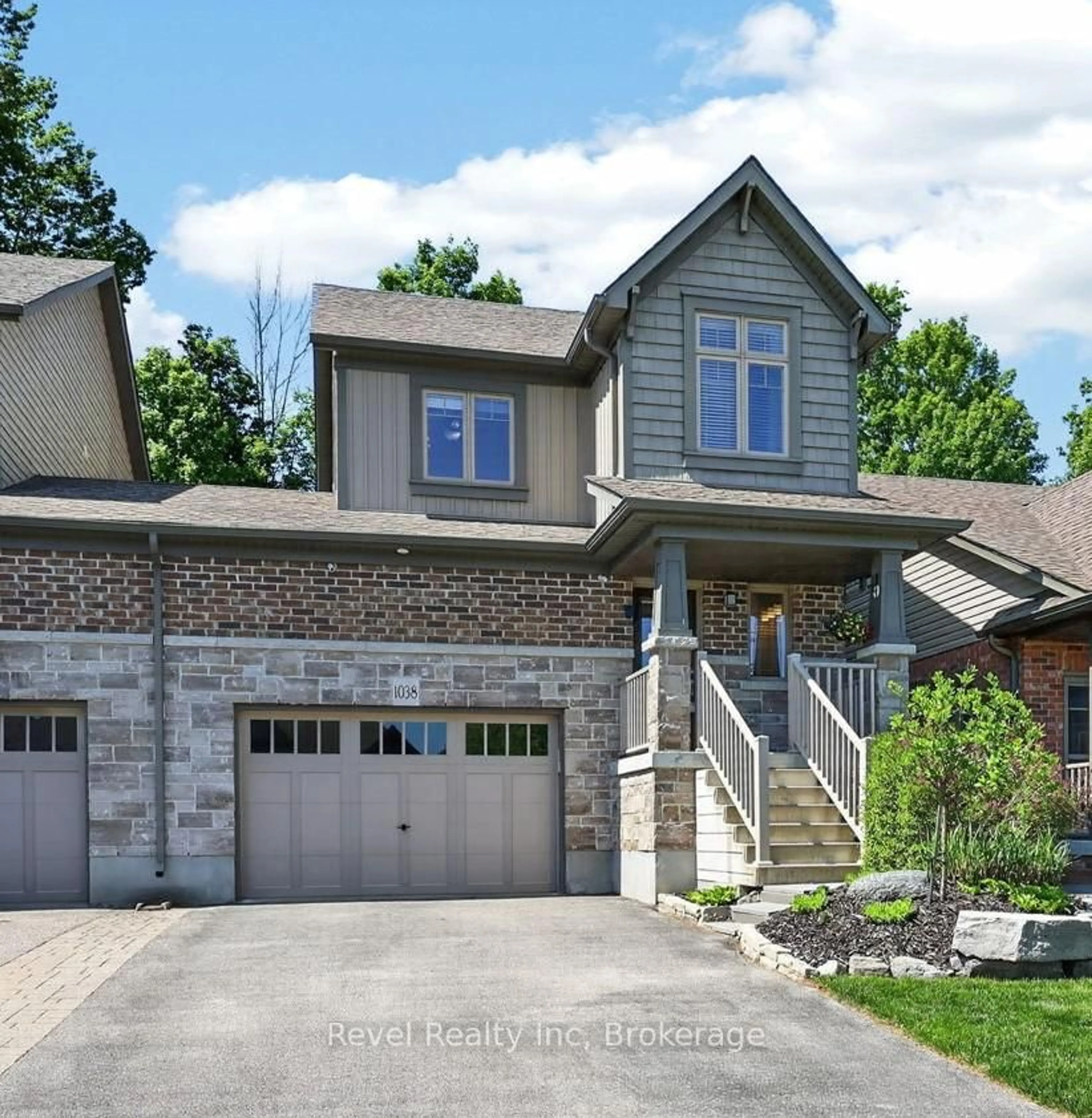 Home with brick exterior material, street for 1038 COOK Dr, Midland Ontario L4R 0E4