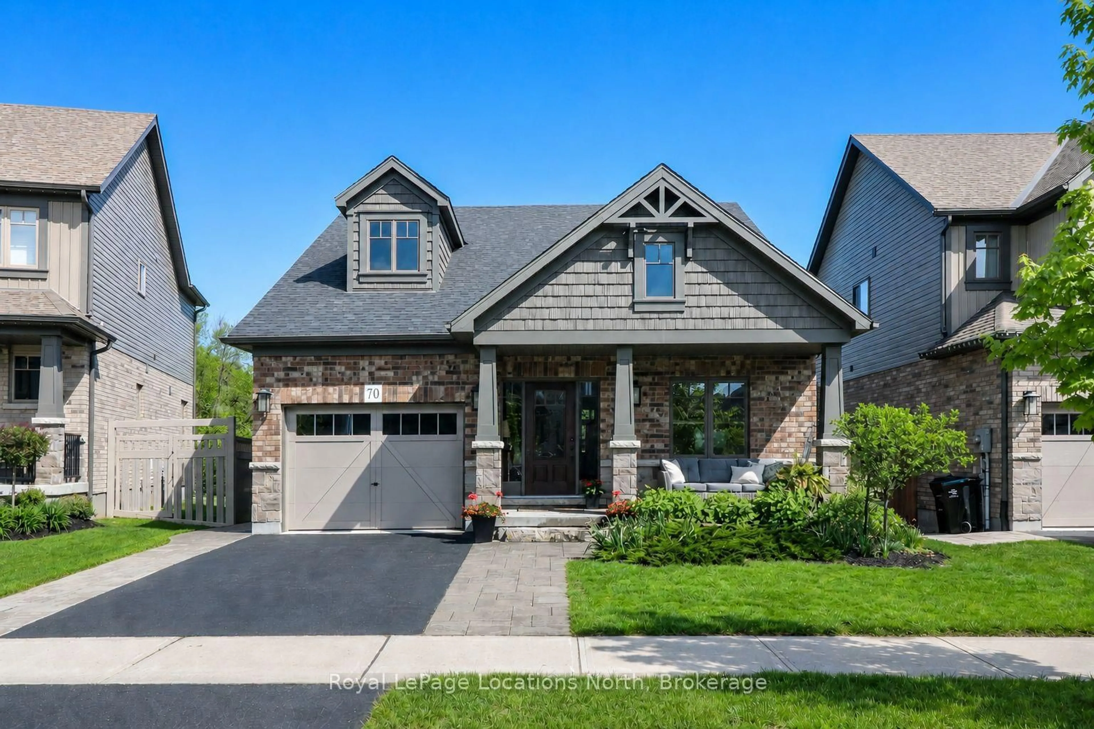 Home with brick exterior material, street for 70 Plewes Dr, Collingwood Ontario L9Y 3B7