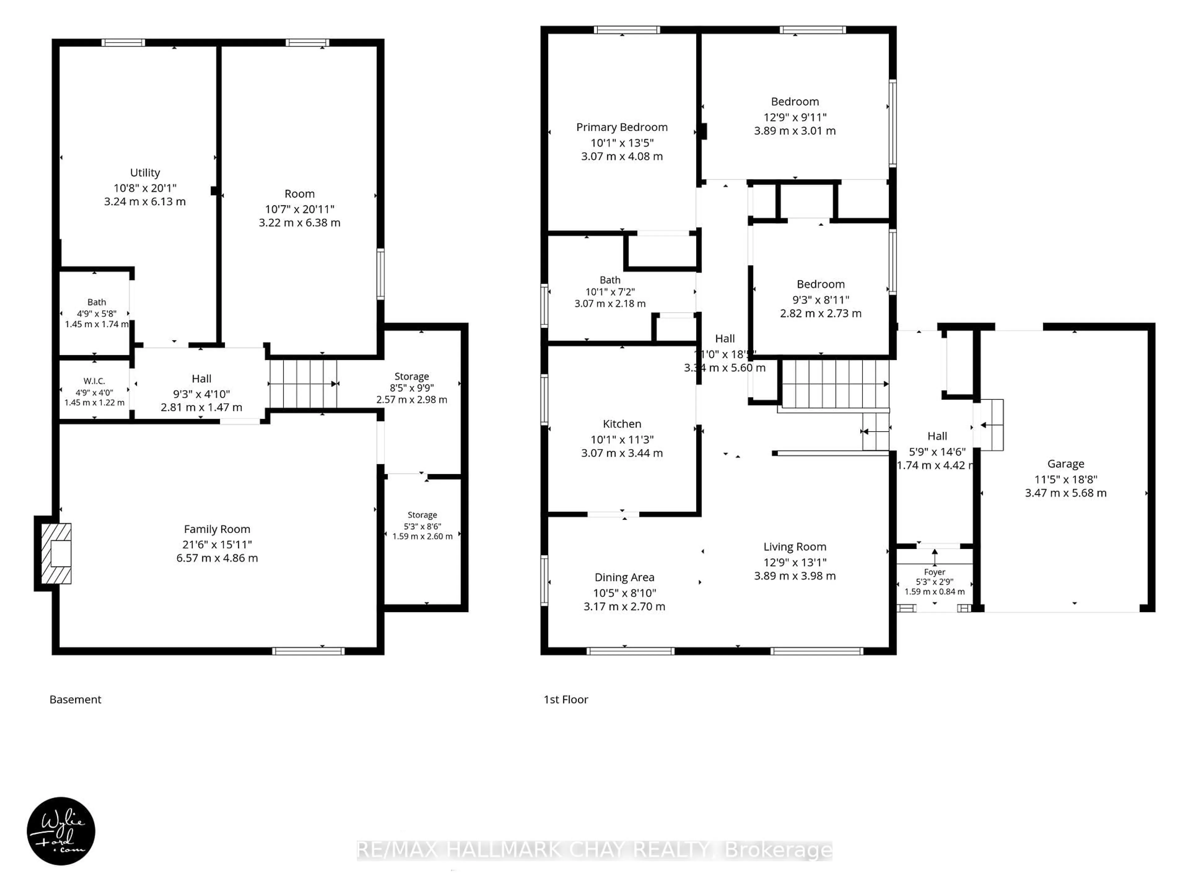 Floor plan for 13 Bronte Cres, Barrie Ontario L4N 5B8