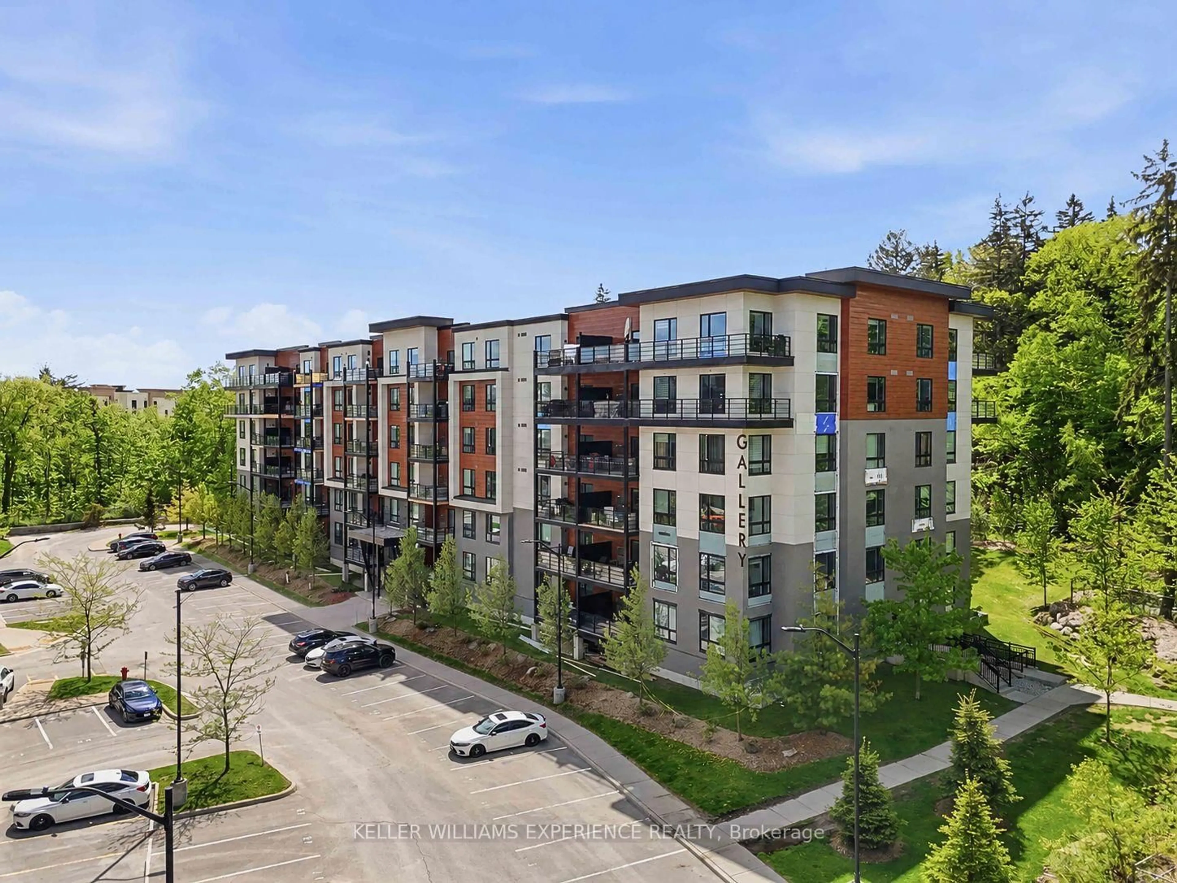 A pic from outside/outdoor area/front of a property/back of a property/a pic from drone, city buildings view from balcony for 304 Essa Rd #312, Barrie Ontario L9J 0H4