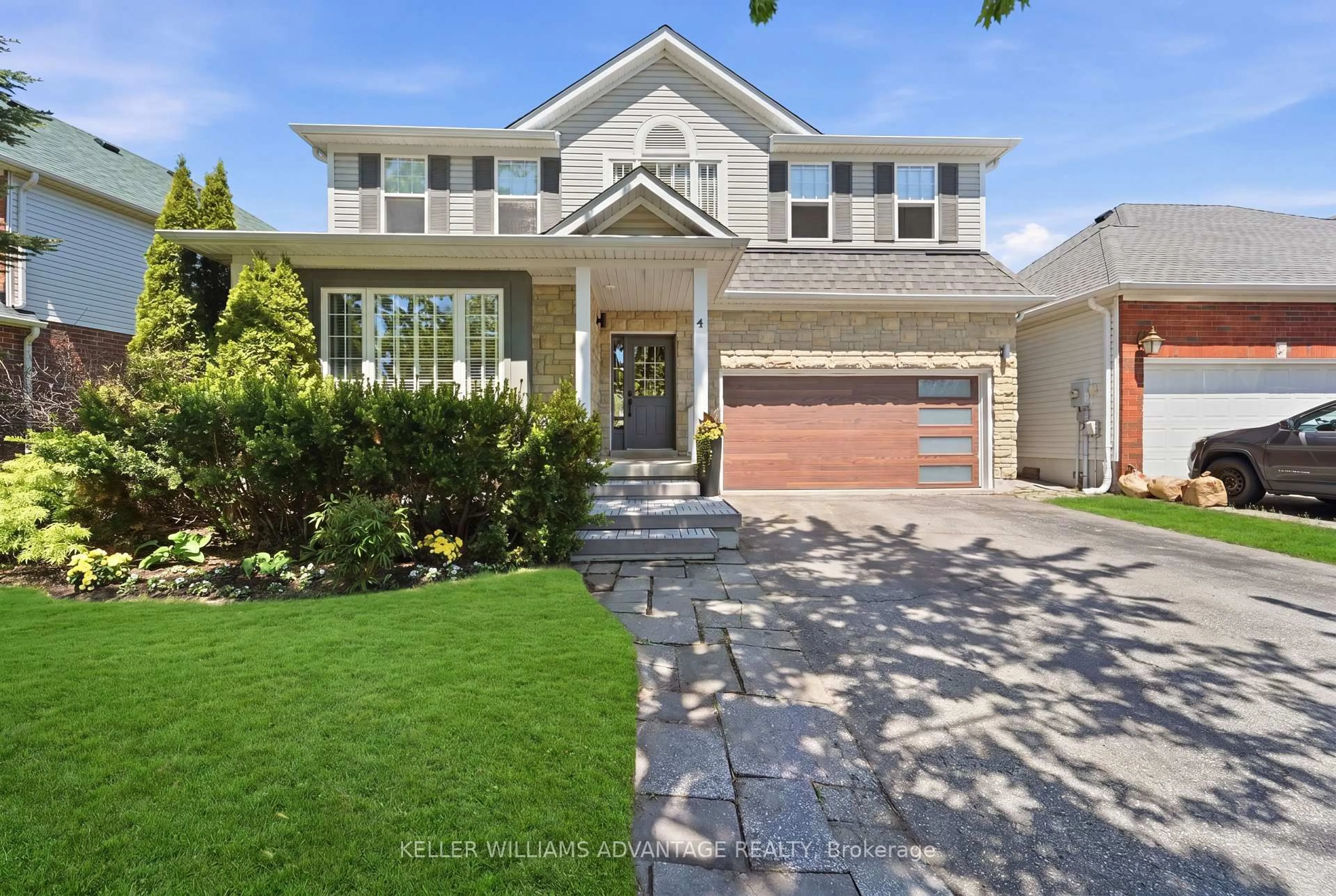 Home with brick exterior material, street for 4 Cranberry Lane, Barrie Ontario L4N 0Z1