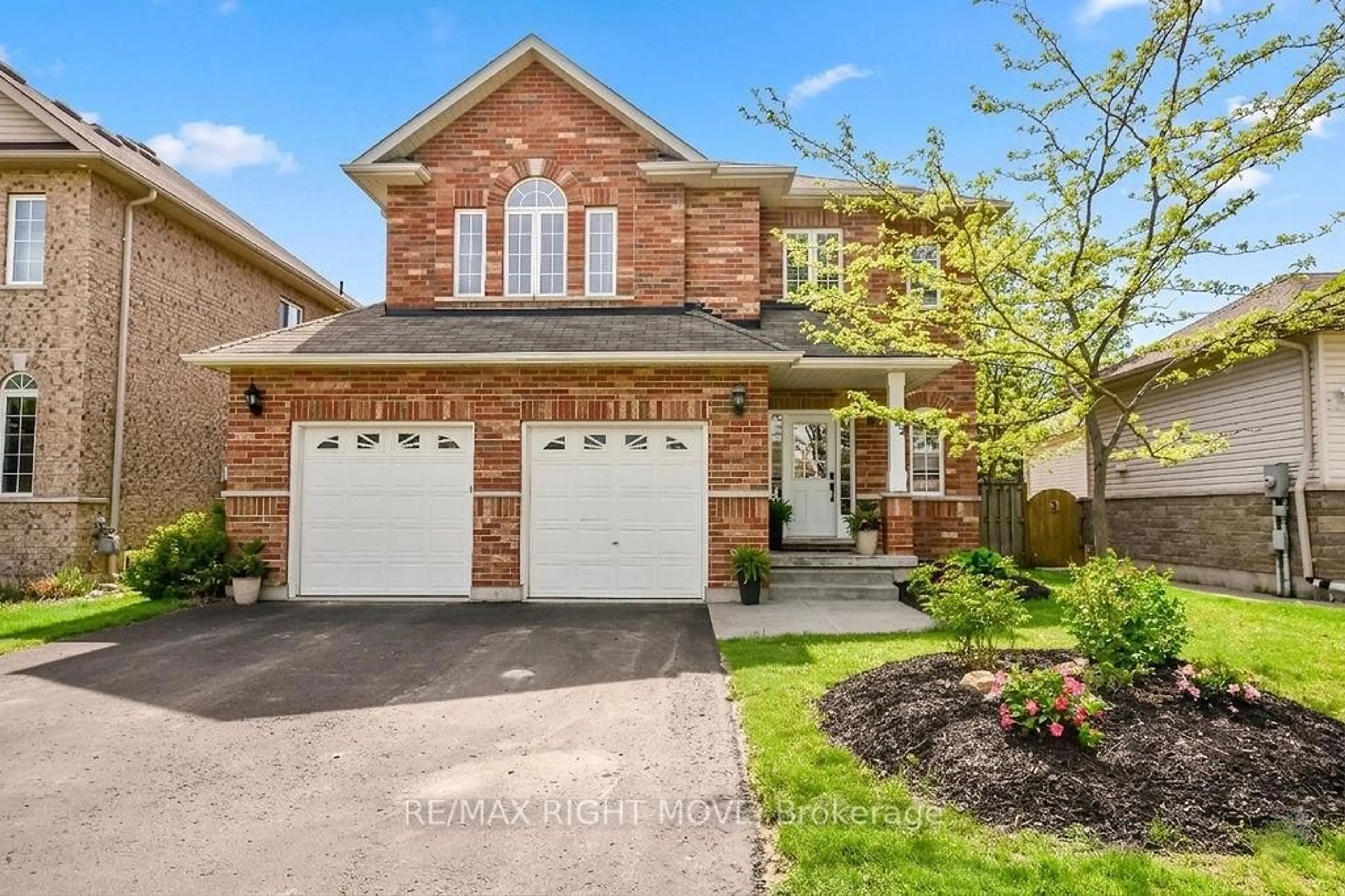 Home with brick exterior material, street for 122 Atlantis Dr, Orillia Ontario L3V 0A8
