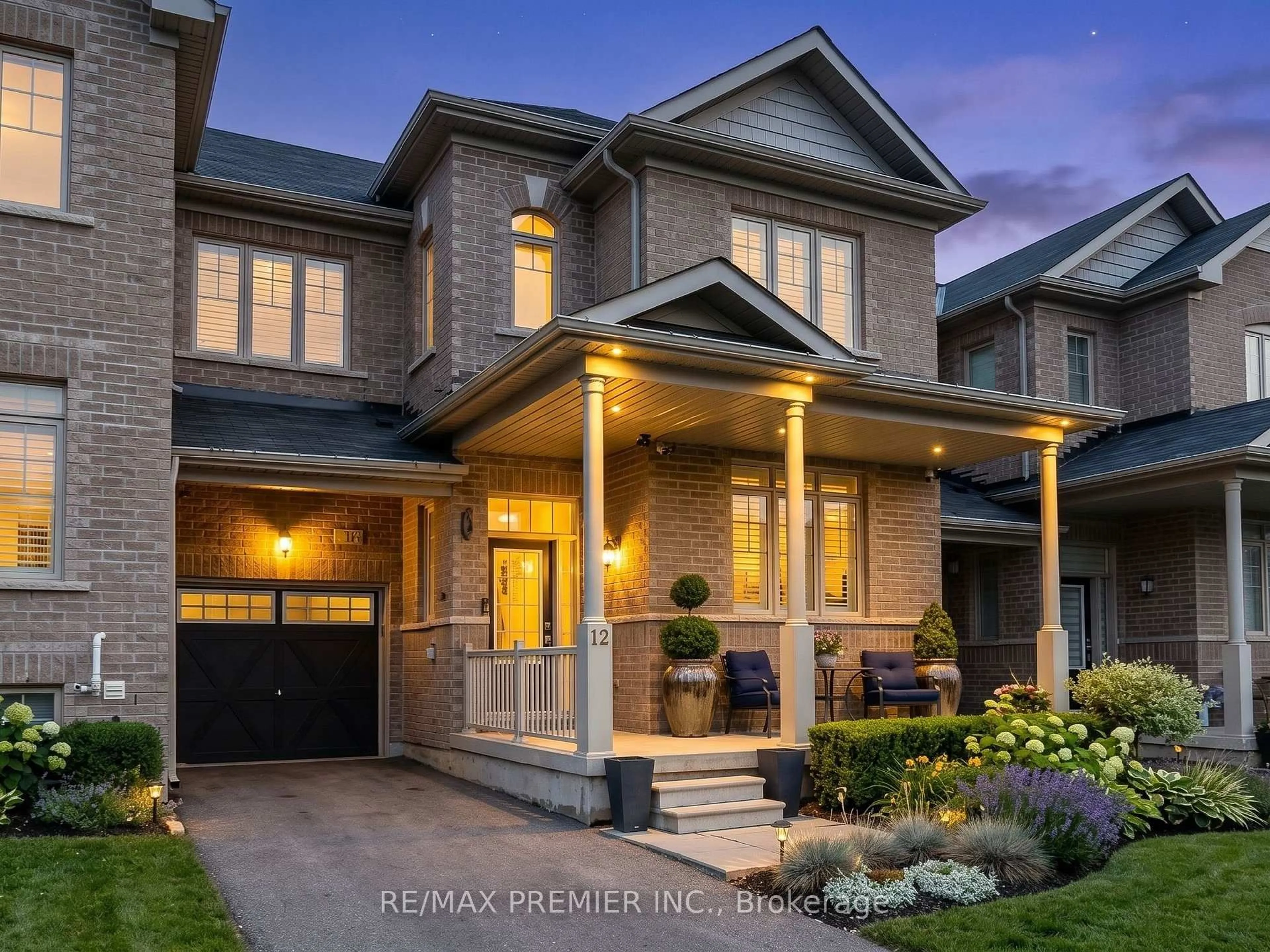Home with brick exterior material, street for 12 Pearcey Cres, Barrie Ontario L4N 6R8
