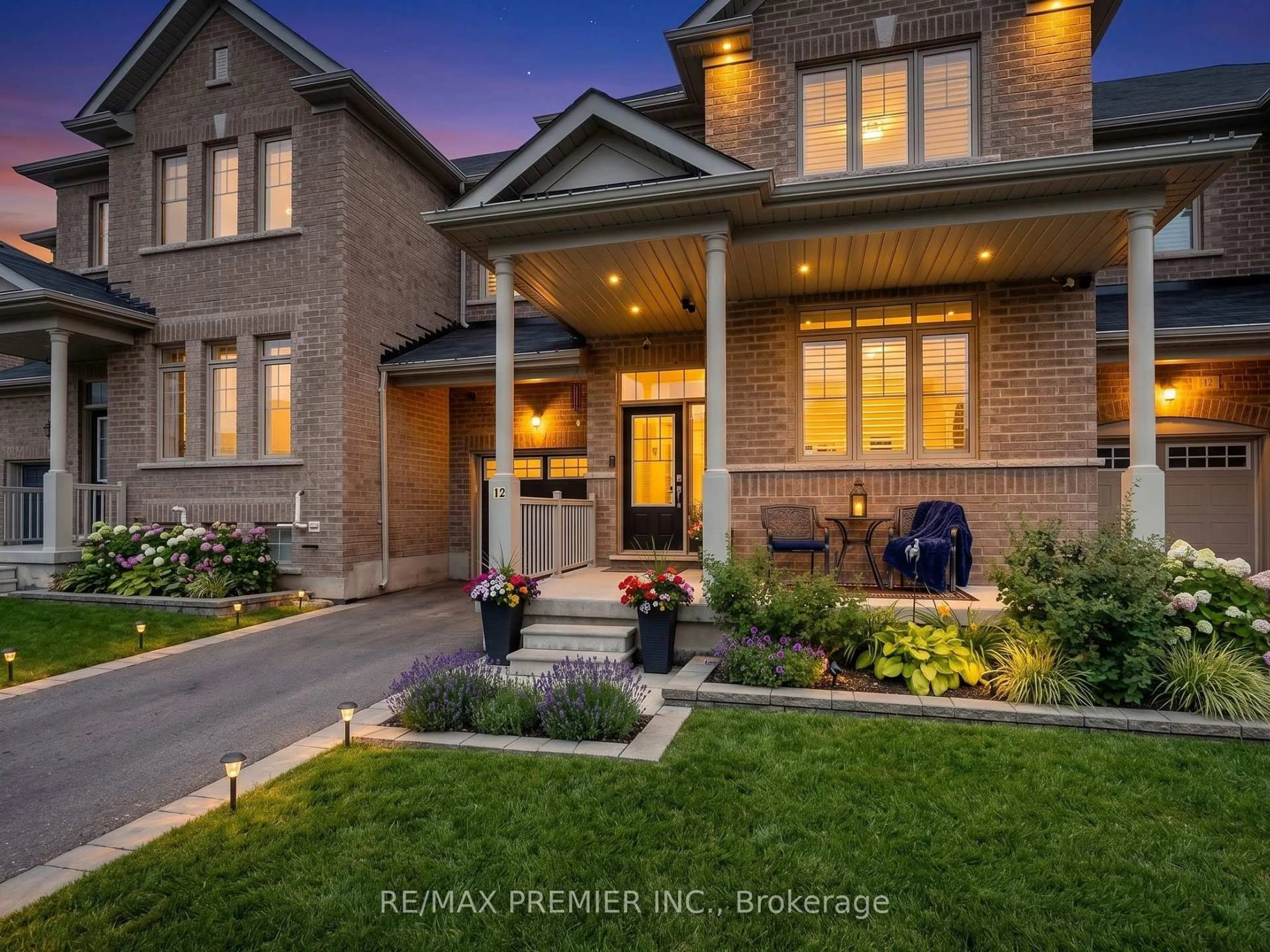 Home with brick exterior material, street for 12 Pearcey Cres, Barrie Ontario L4N 6R8