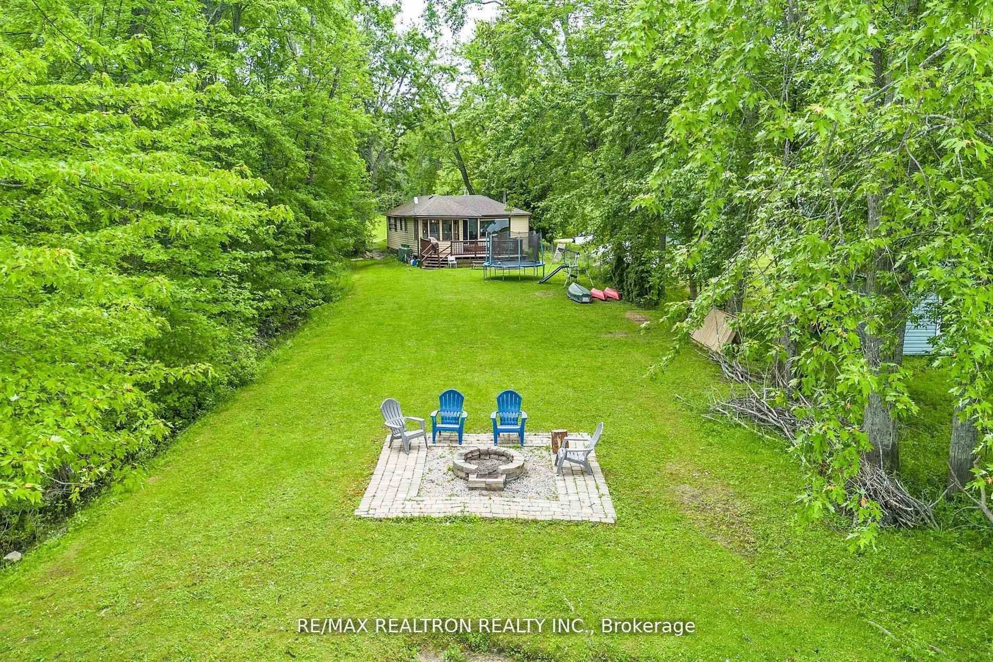 A pic from outside/outdoor area/front of a property/back of a property/a pic from drone, water/lake/river/ocean view for 6090 Sheba Dr, Ramara Ontario L3V 6H3