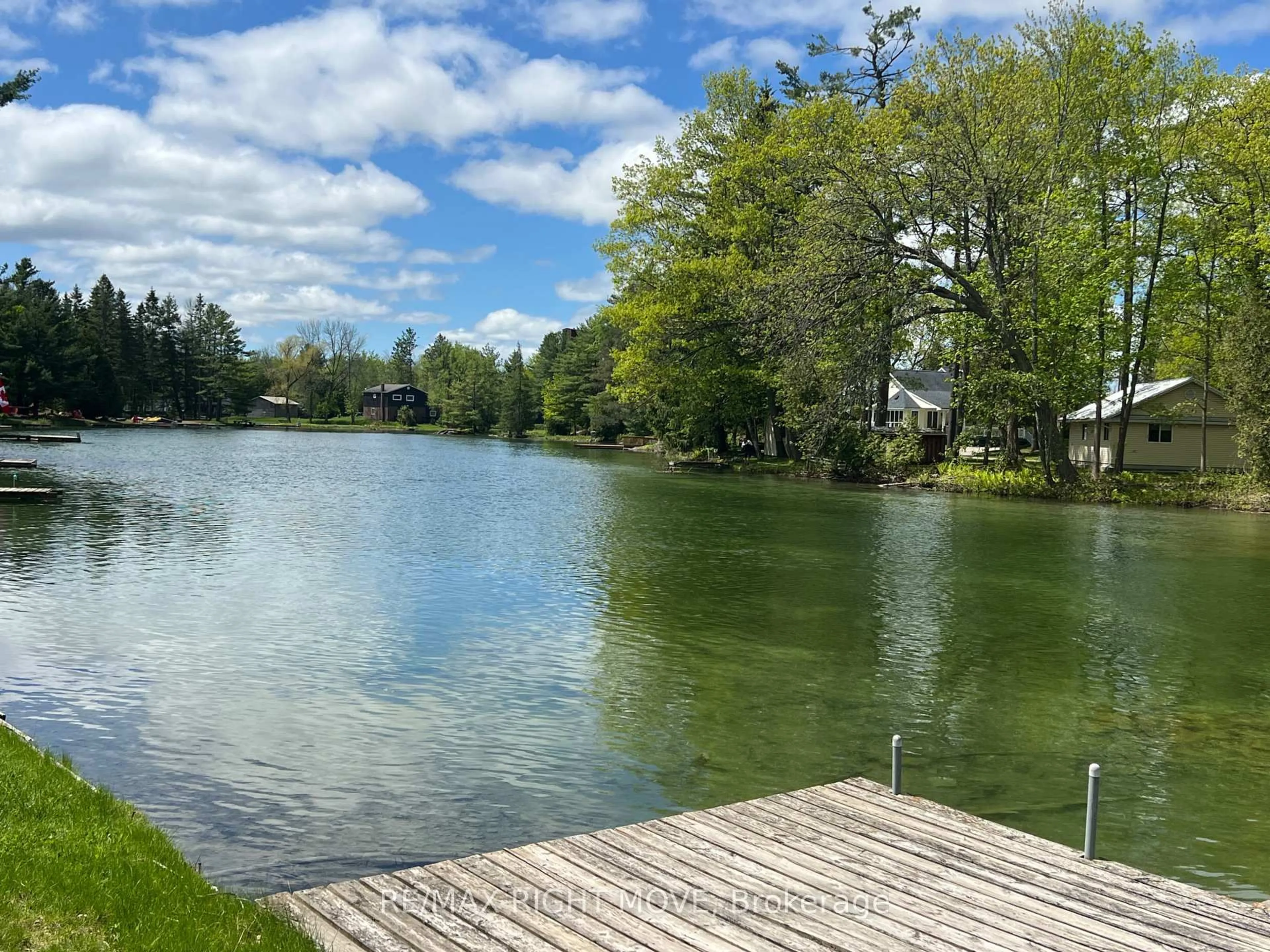 A pic from outside/outdoor area/front of a property/back of a property/a pic from drone, water/lake/river/ocean view for 8272 Rama Rd, Ramara Ontario L0K 2B0