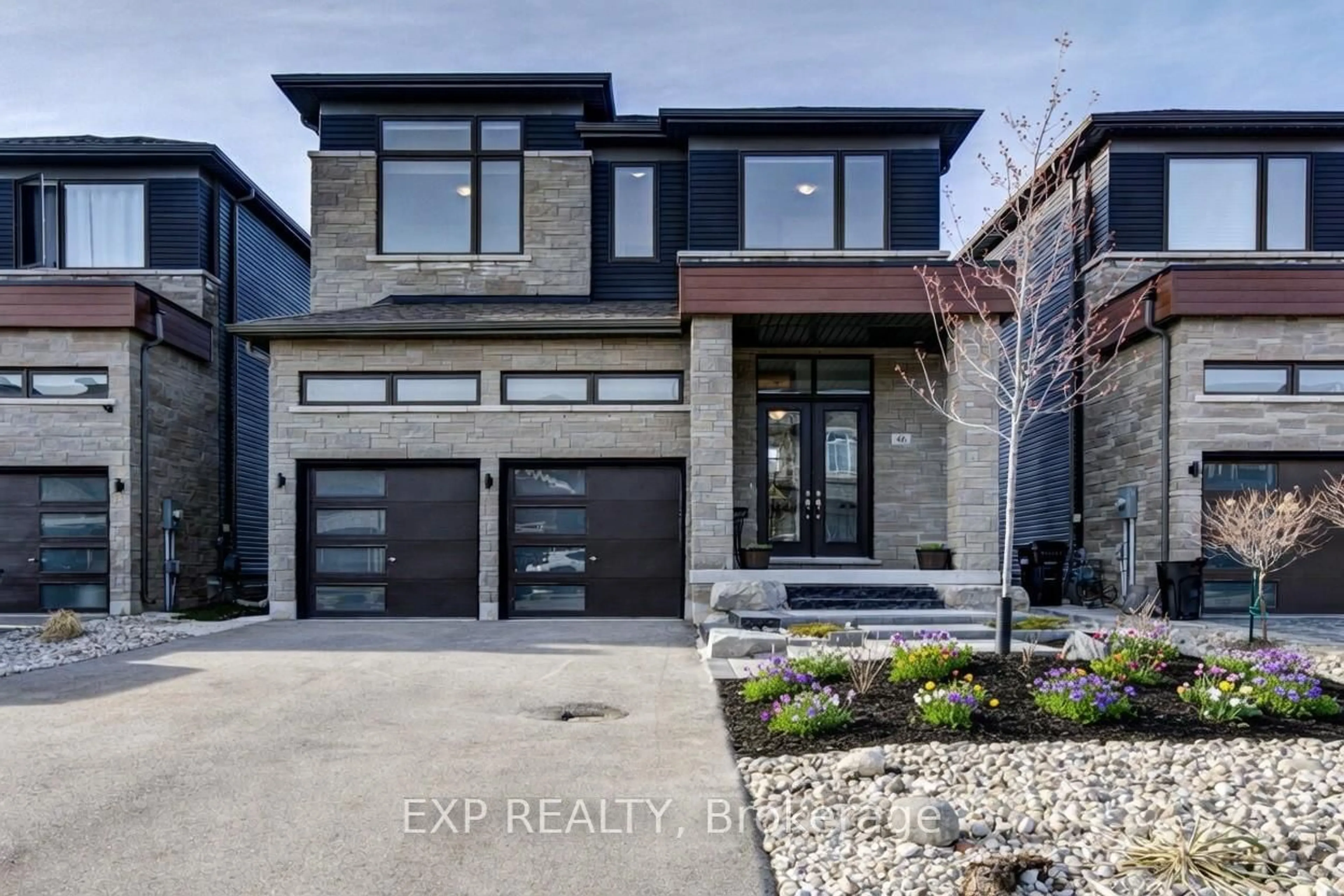 Home with brick exterior material, street for 46 Simona Ave, Wasaga Beach Ontario L9Z 0L3