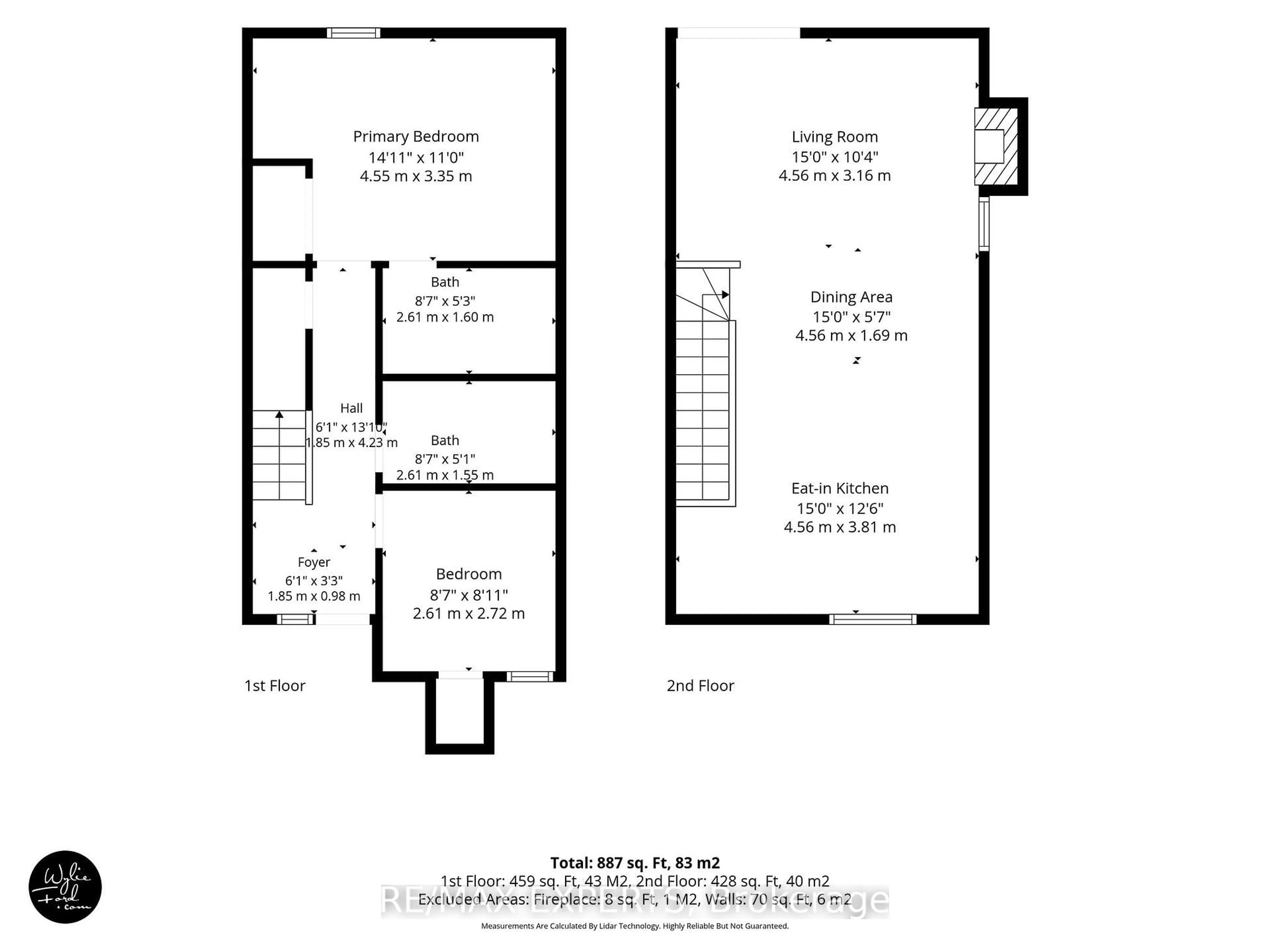 Floor plan for 14 Dawson Dr #416, Collingwood Ontario L9Y 5B4