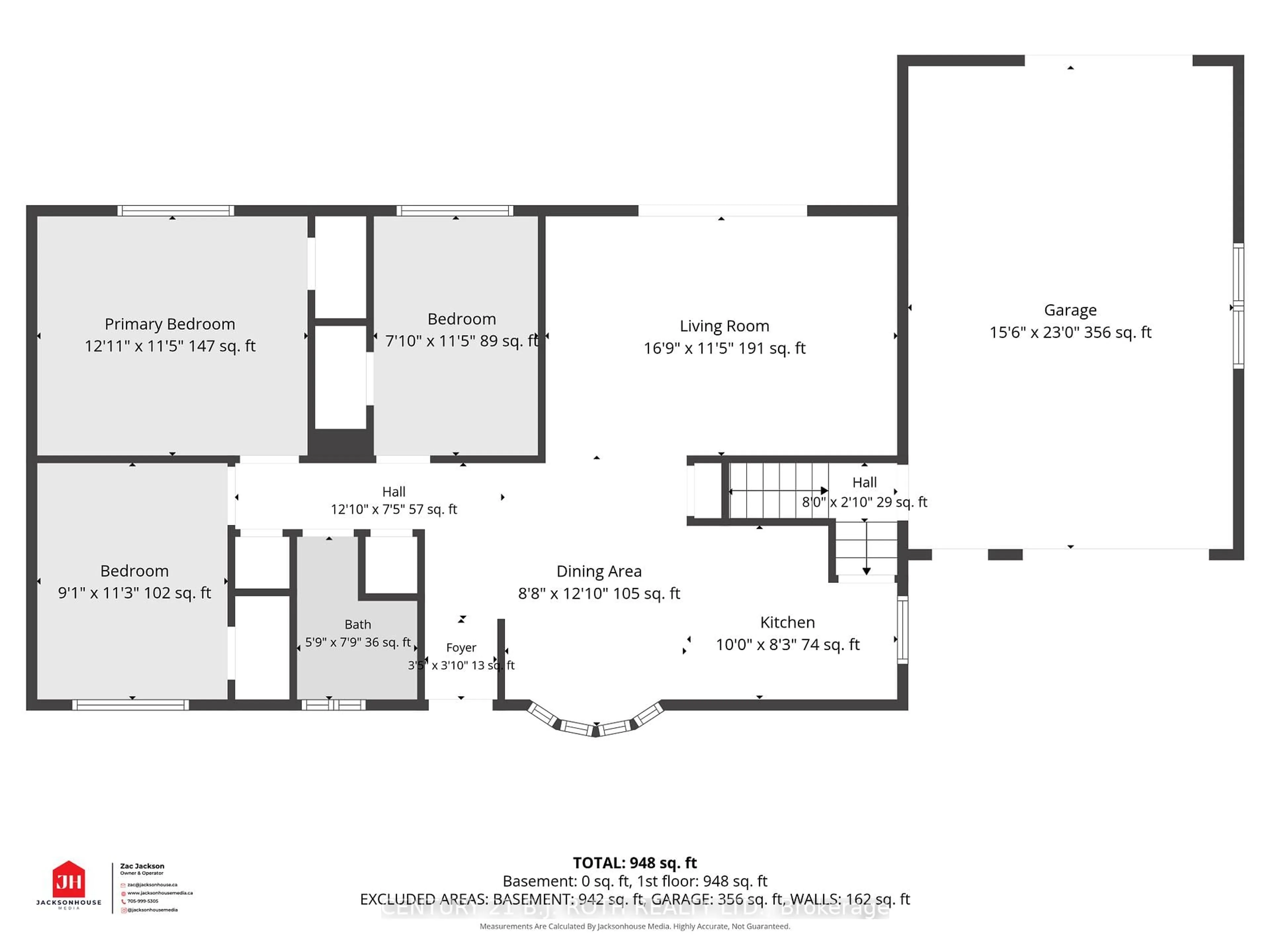 Floor plan for 68 Fourth St, Orillia Ontario L3V 4B8