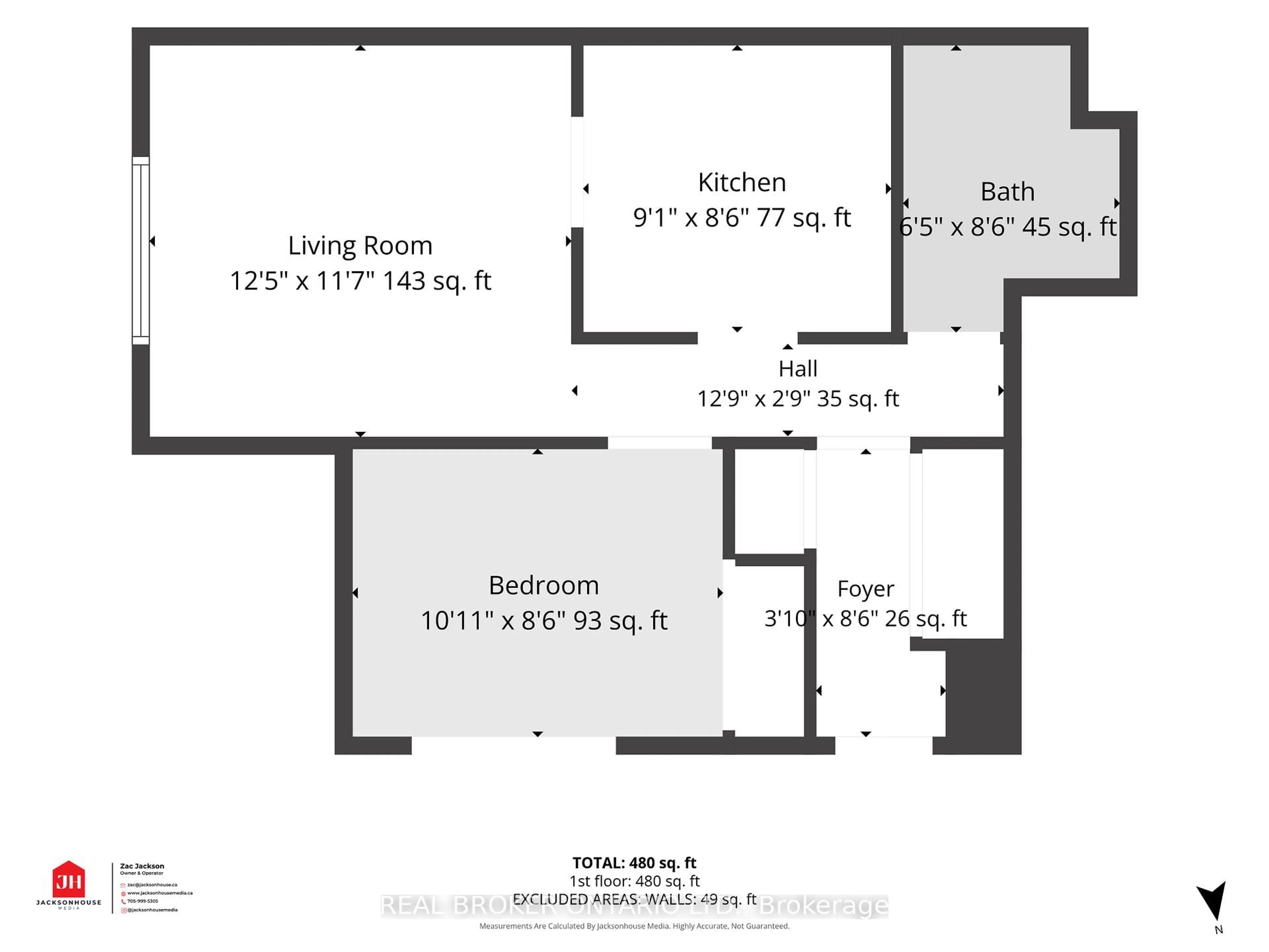 Floor plan for 50 Loggers Ru #5, Barrie Ontario L4N 6W5