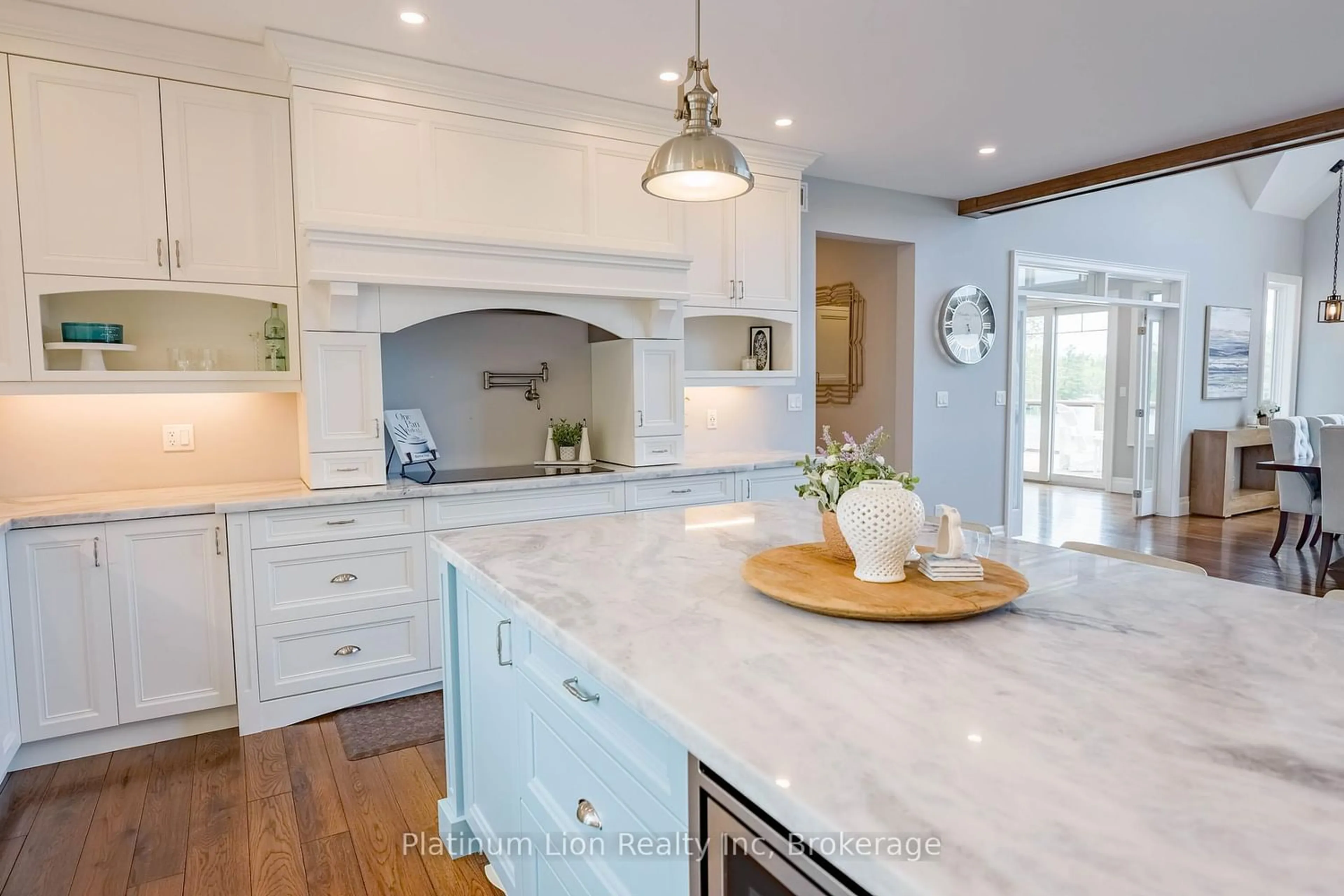 Contemporary kitchen, ceramic/tile floor for 1521 Emily Lane, Severn Ontario L0K 1E0