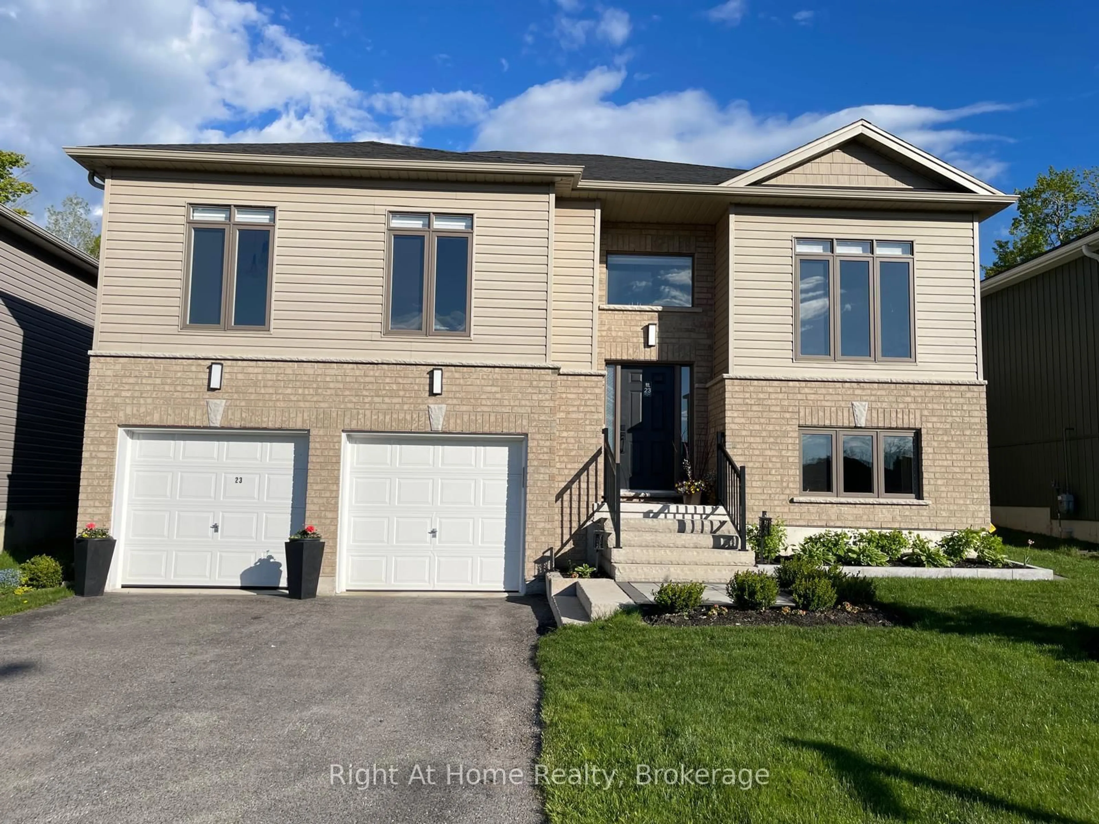 Home with brick exterior material, unknown for 23 Ralph Dalton Blvd, Tay Ontario L0K 2A0