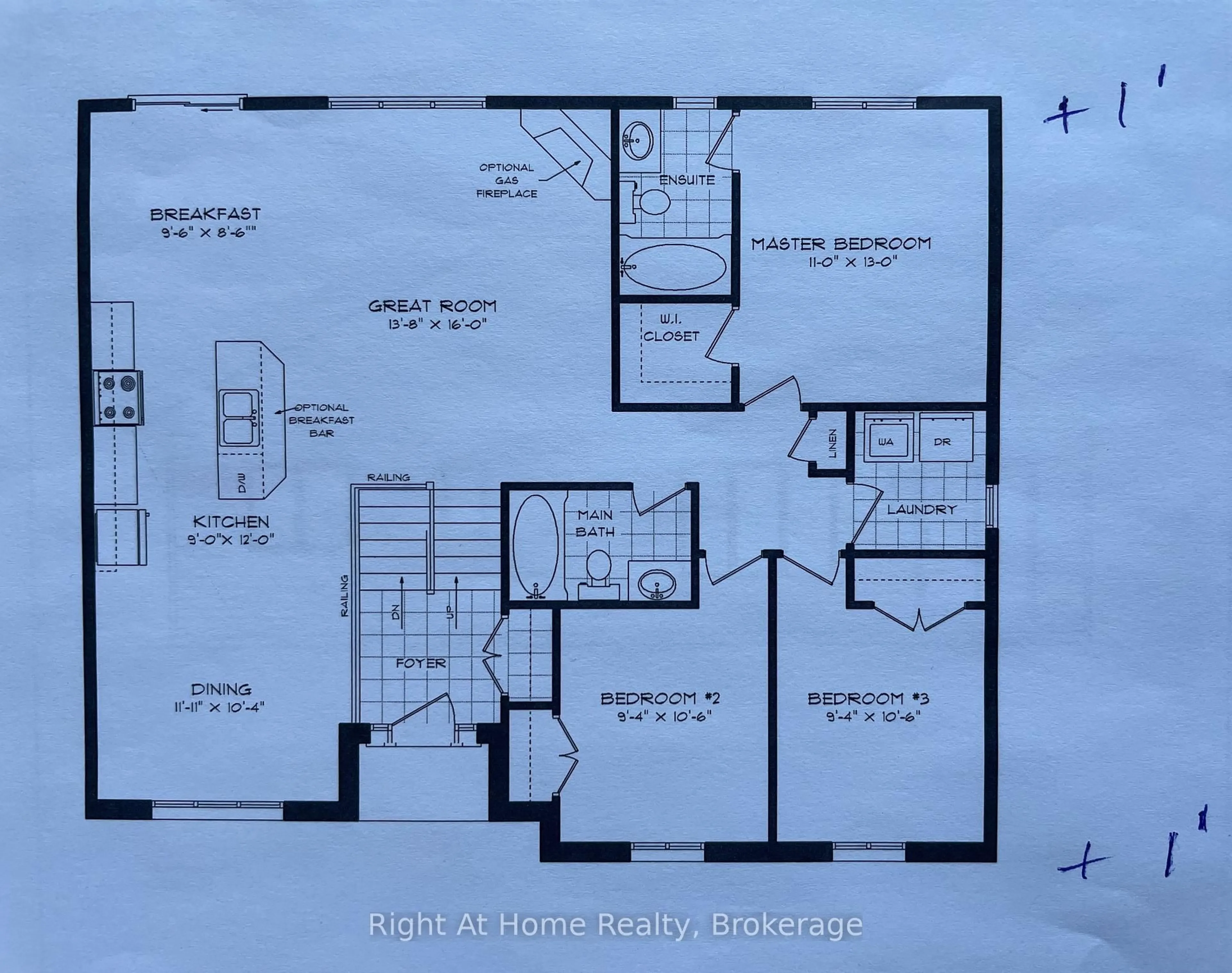 Floor plan for 23 Ralph Dalton Blvd, Tay Ontario L0K 2A0