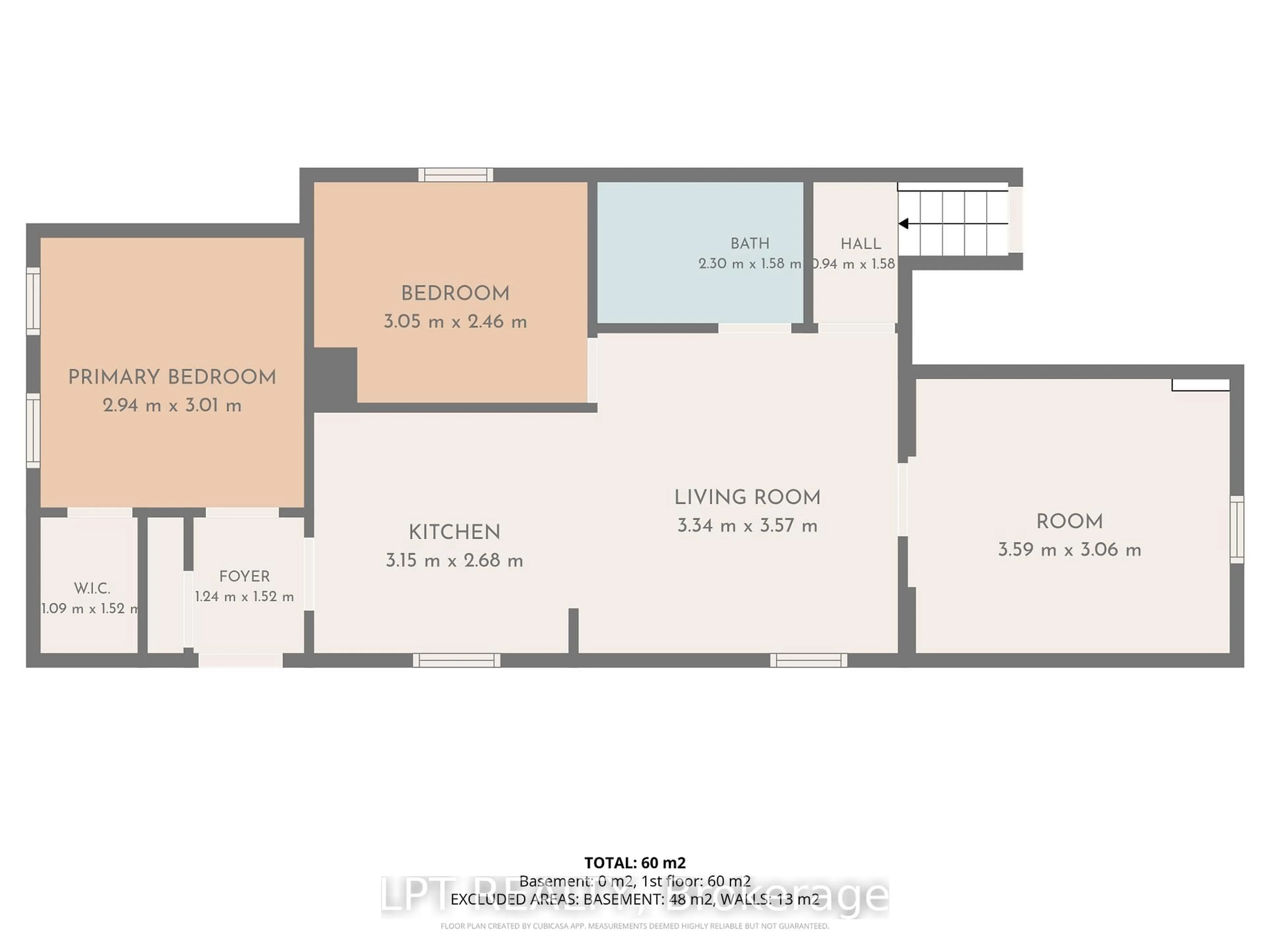 Floor plan for 58 Nottawasaga St, Orillia Ontario L3V 3J4
