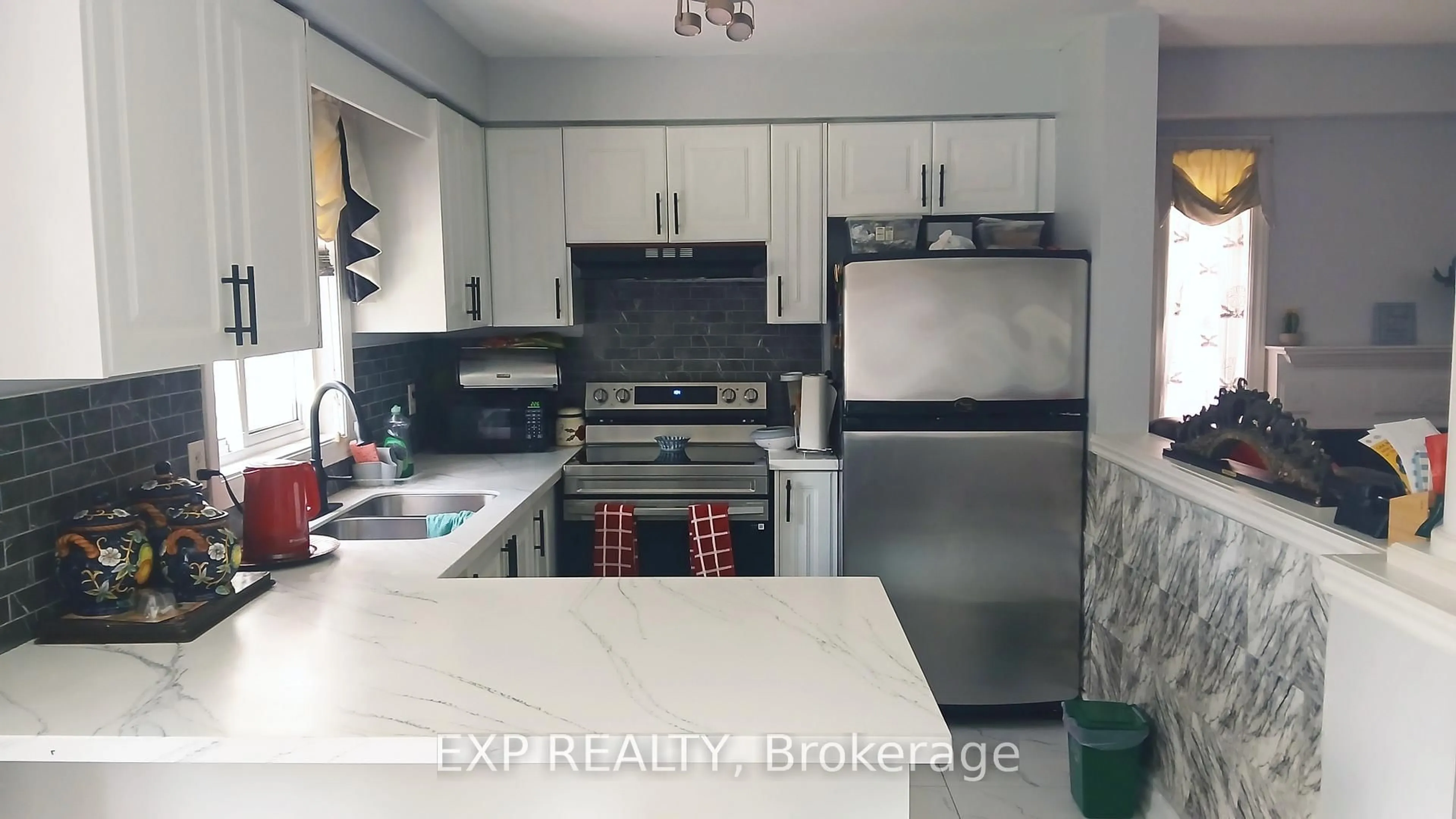 Standard kitchen, ceramic/tile floor for 38 Livia Herman Way, Barrie Ontario L4M 6X1