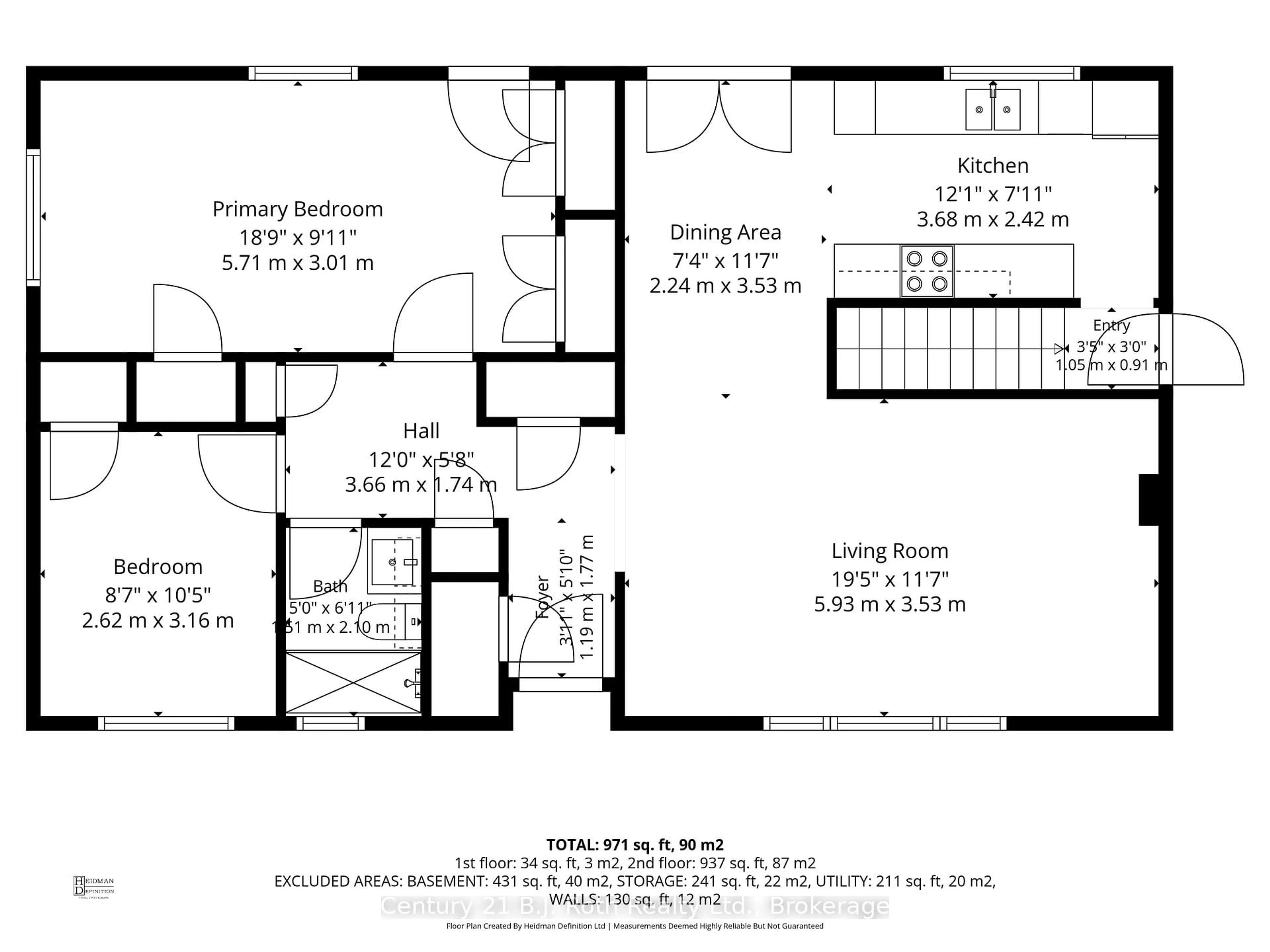 Floor plan for 359 Millard St, Orillia Ontario L3V 4H5