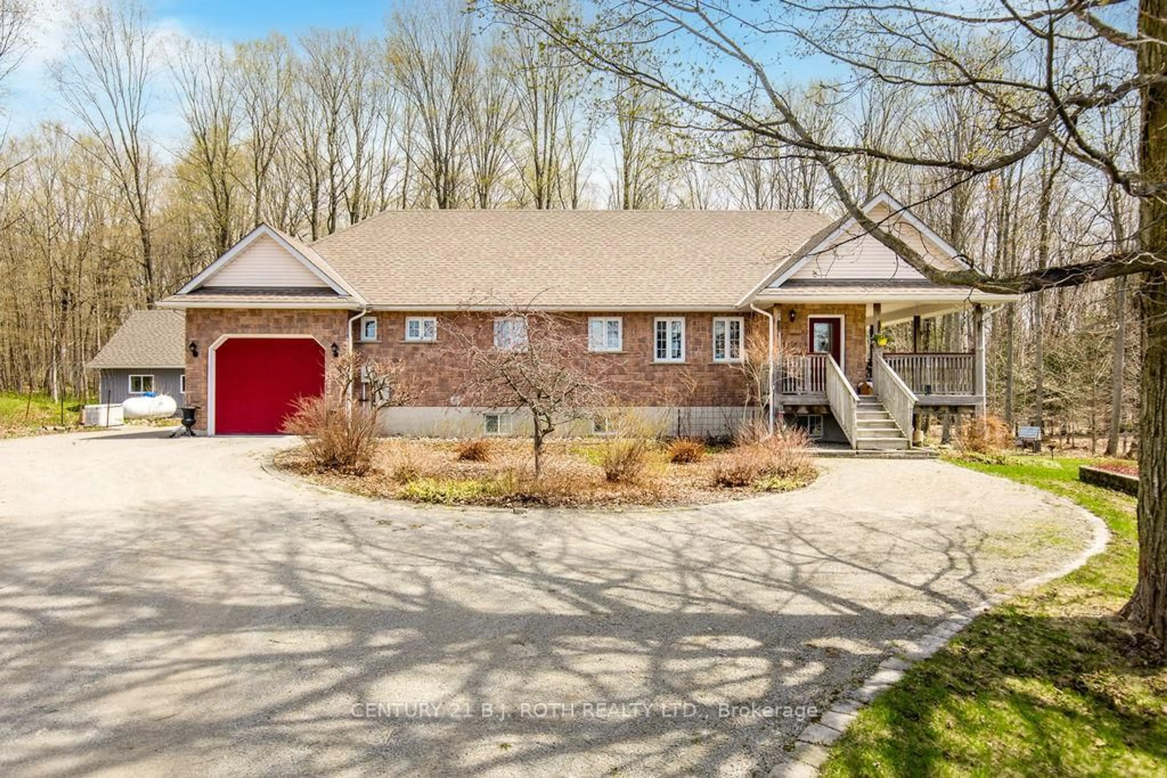Home with brick exterior material, street for 1187 French Rd, Tay Ontario L4R 4K3