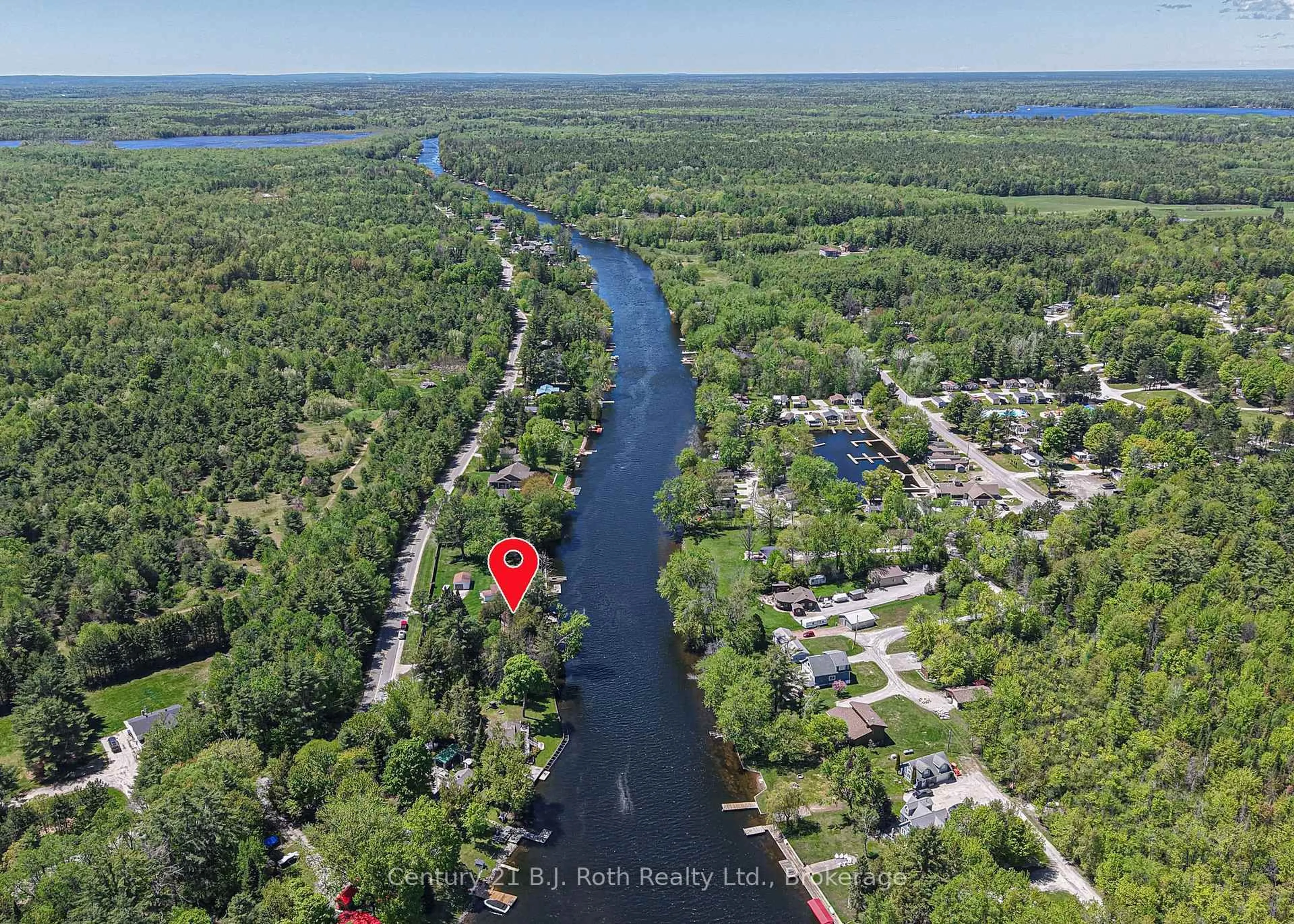 Picture of a map for 4258 Canal Rd, Severn Ontario L0K 2B0